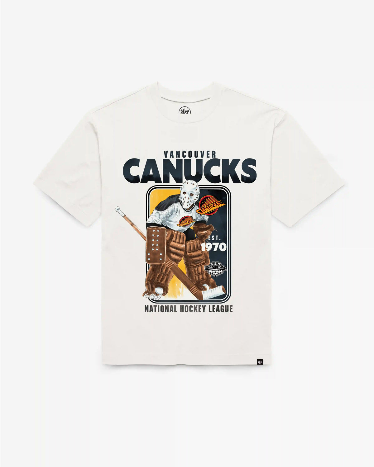VANCOUVER CANUCKS PLAYBRUSH '47 FOUNDATION TEE