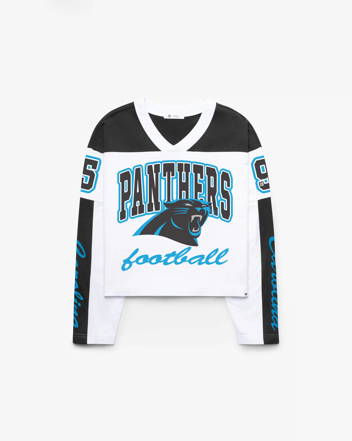 CAROLINA PANTHERS EXCLAMATION '47 WOMEN'S METRO JERSEY TEE