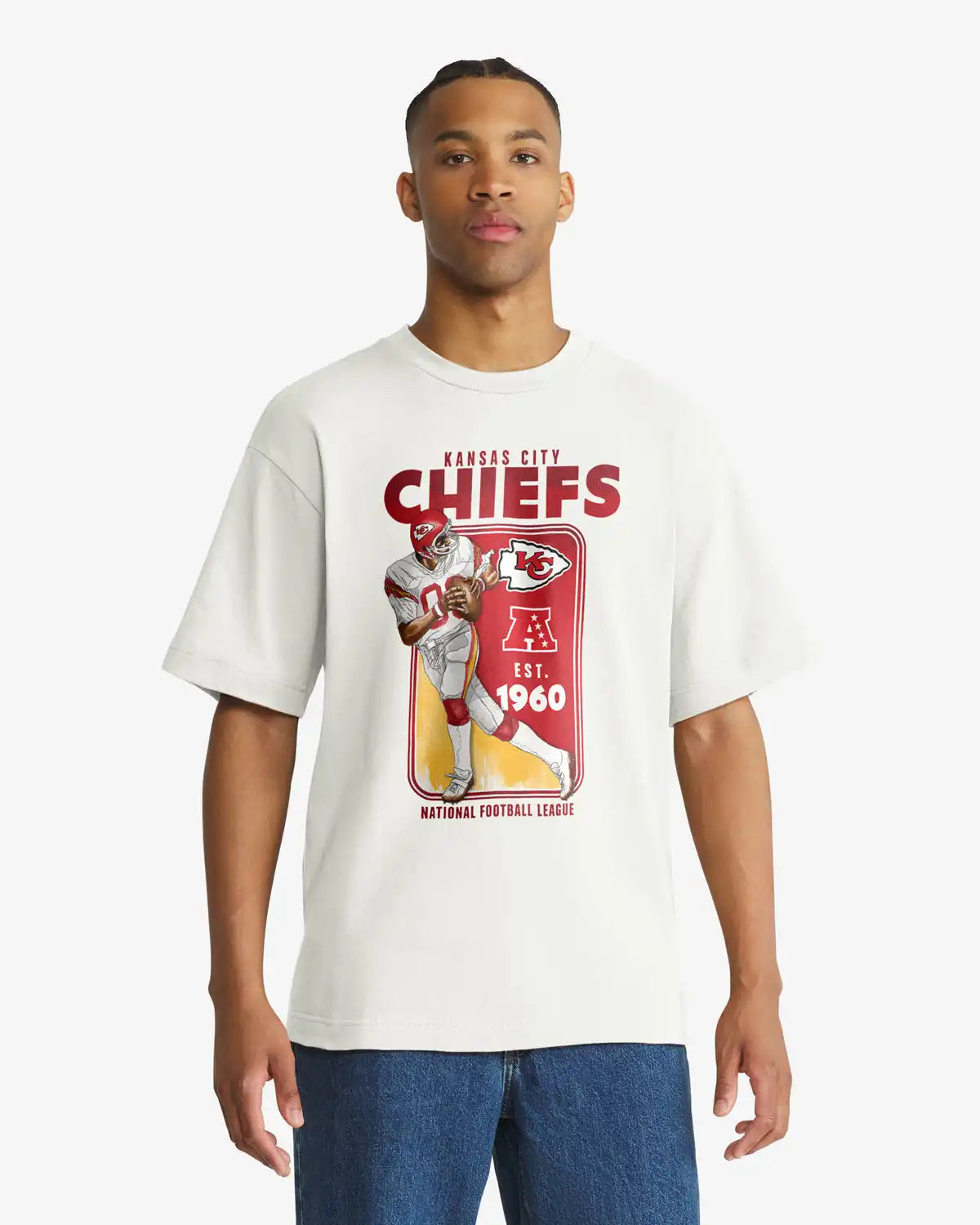 KANSAS CITY CHIEFS PLAYBRUSH '47 FOUNDATION TEE