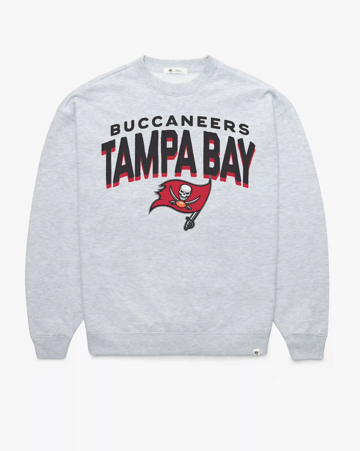 TAMPA BAY BUCCANEERS CAMPUS ARCH CLOUD '47 OVERSIZED CREW WOMENS