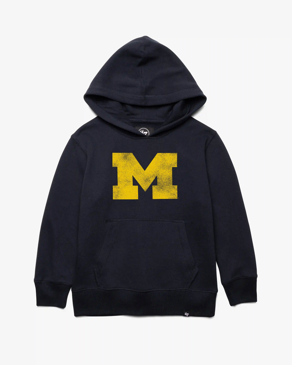 MICHIGAN WOLVERINES DISTRESSED IMPRINT '47 KID'S HEADLINE HOOD