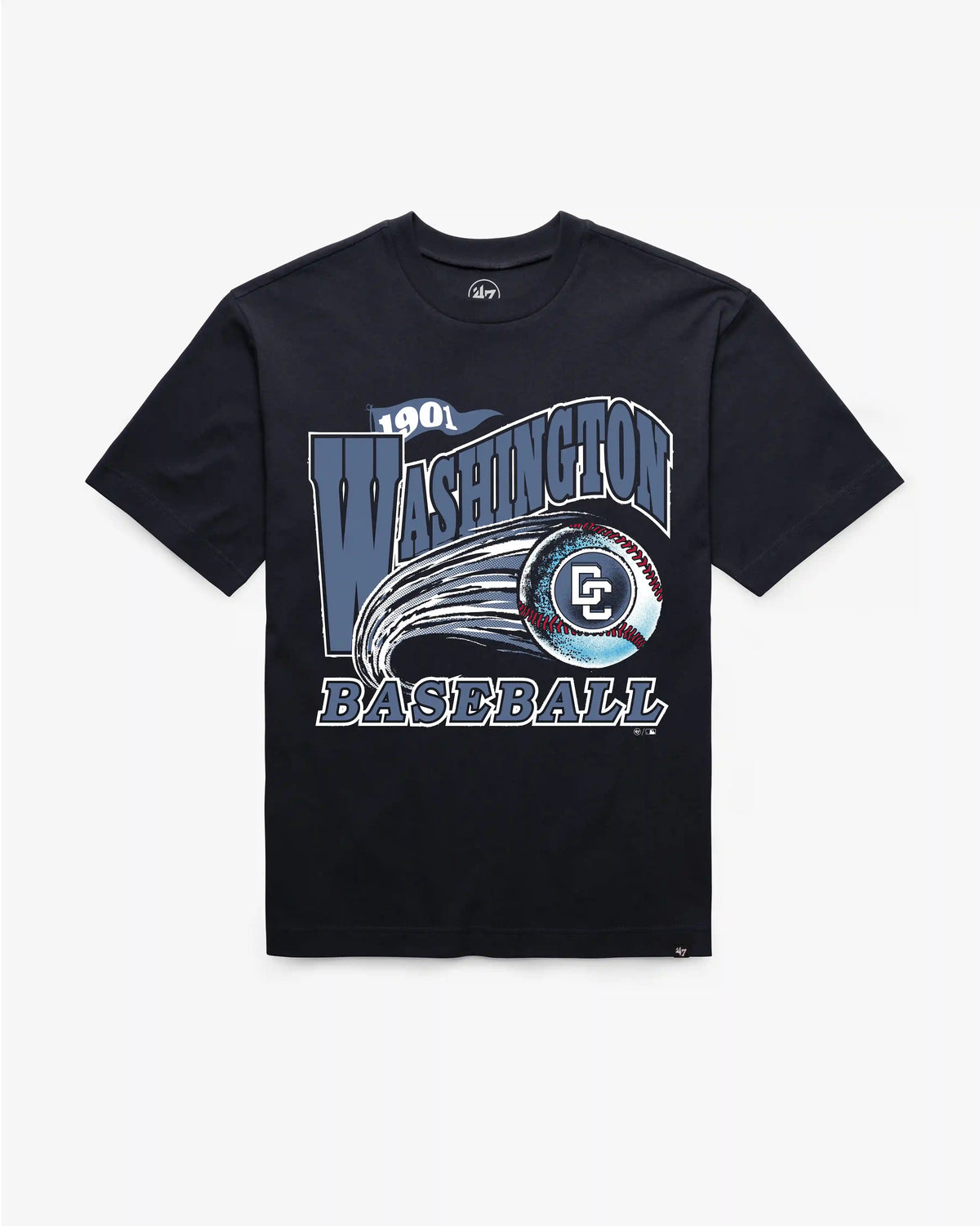 WASHINGTON NATIONALS CITY CONNECT GAME WORN CURVE '47 FOUNDATION TEE