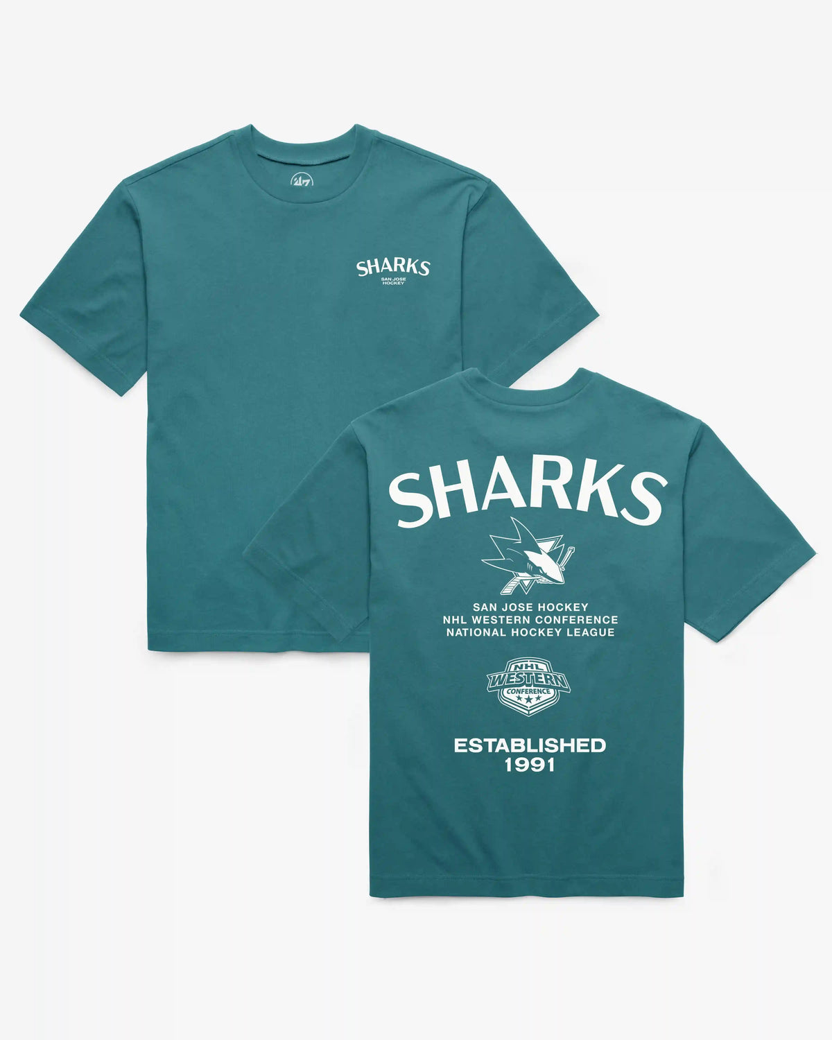 SAN JOSE SHARKS CONSTANTINE '47 FOUNDATION TEE