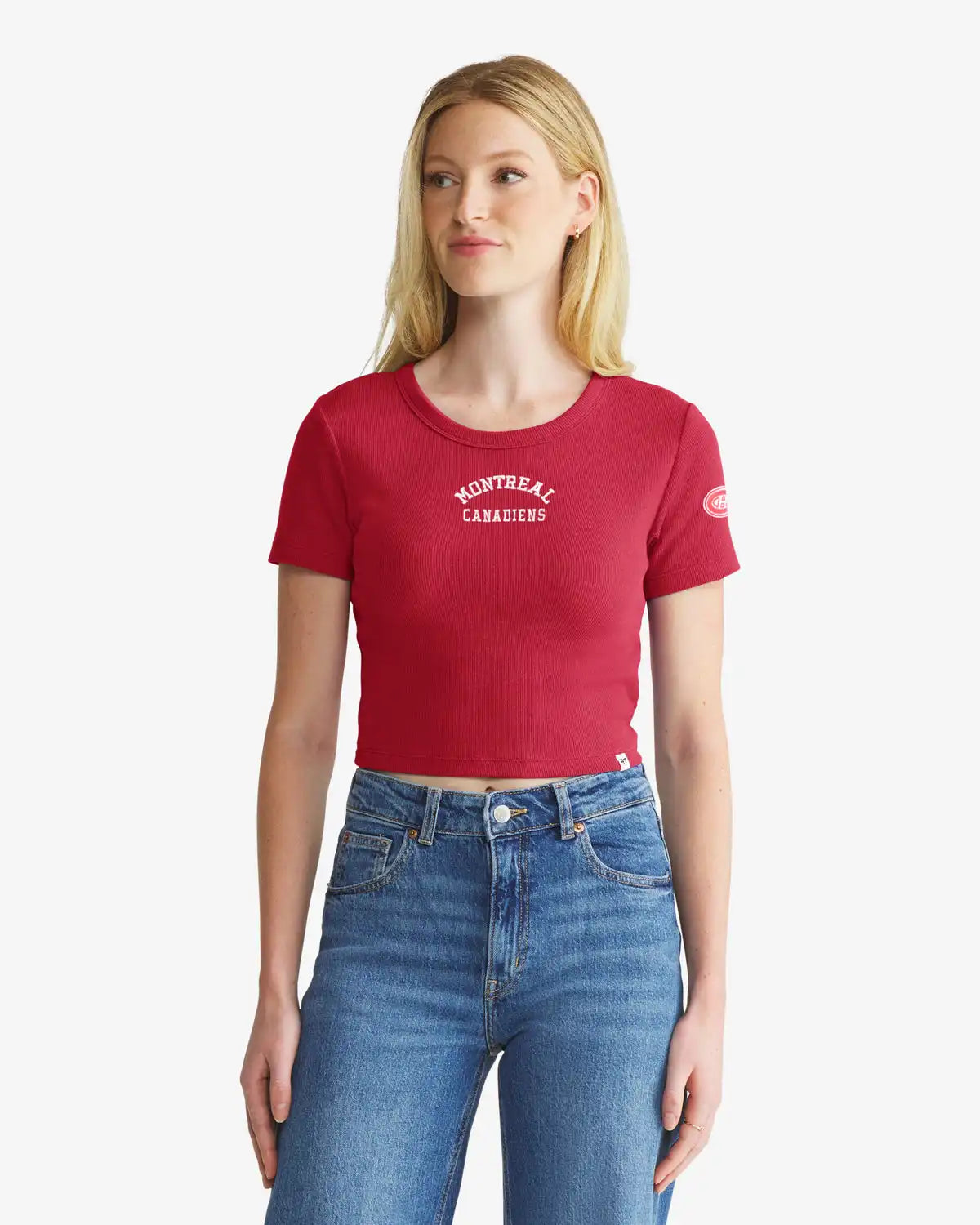 MONTREAL CANADIENS SPIRITED '47 WOMEN'S BABY RIB TEE
