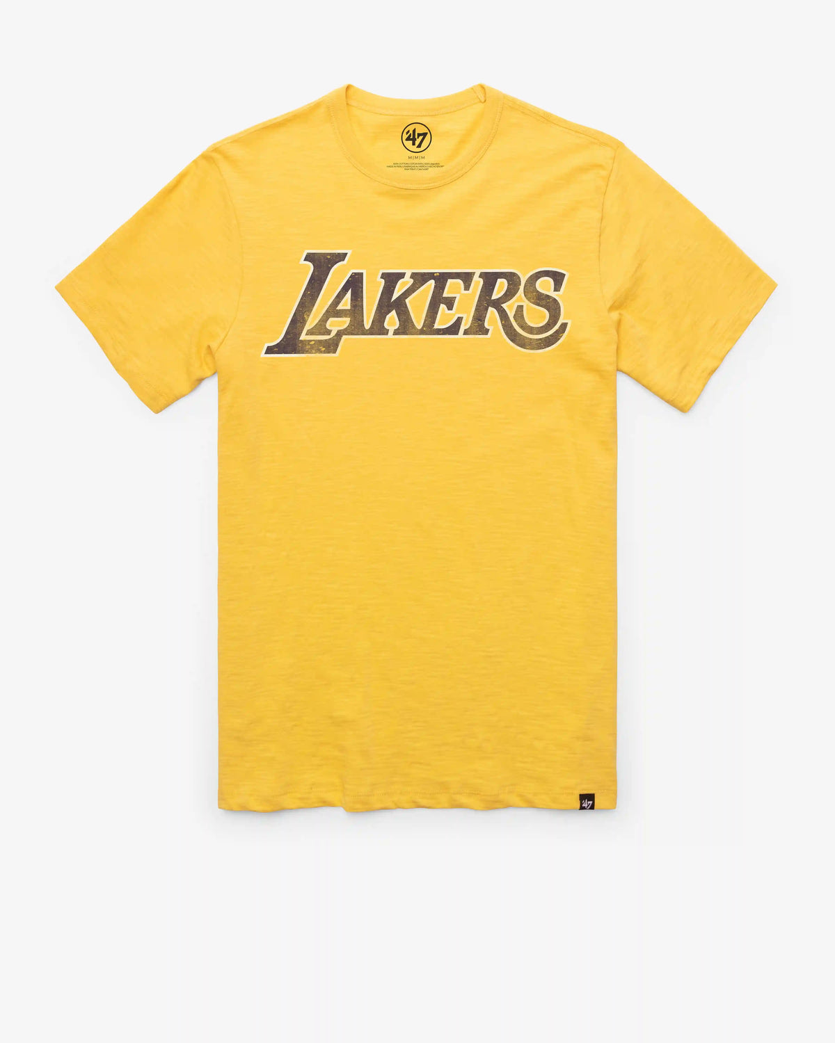 LOS ANGELES LAKERS GRIT WORDMARK '47 SCRUM TEE