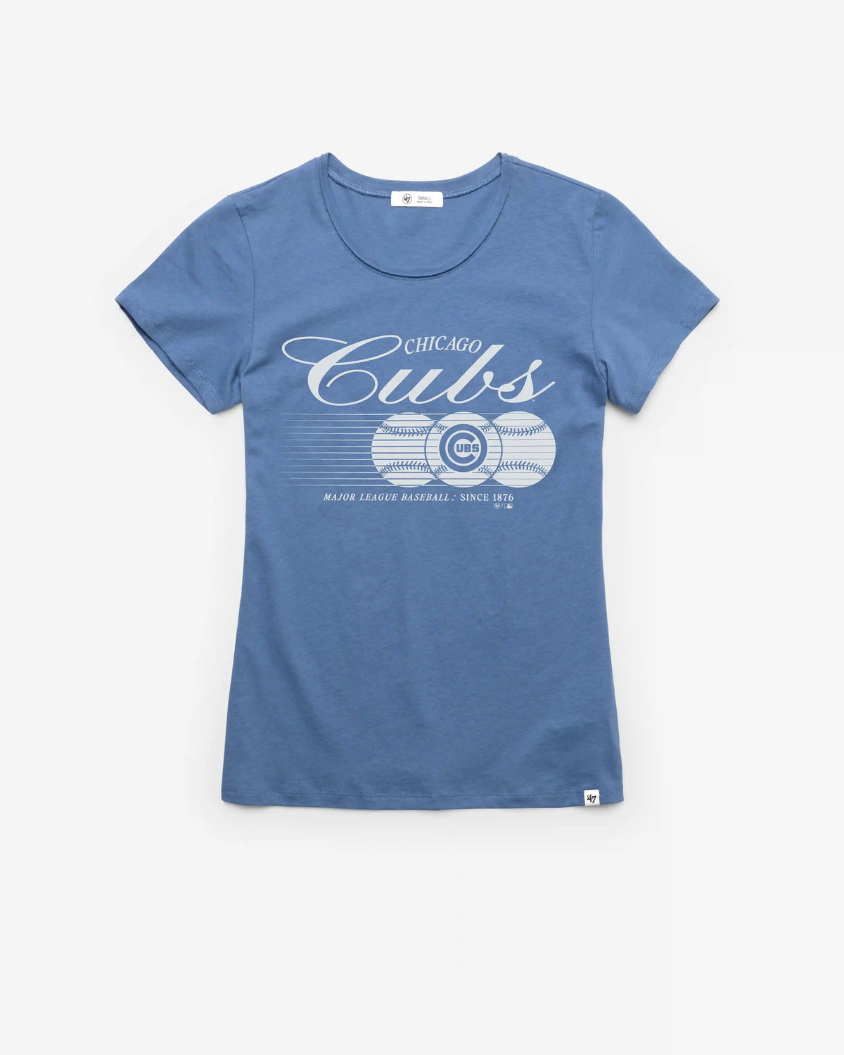 CHICAGO CUBS SPEED THROW '47 WOMEN'S FRANKIE TEE