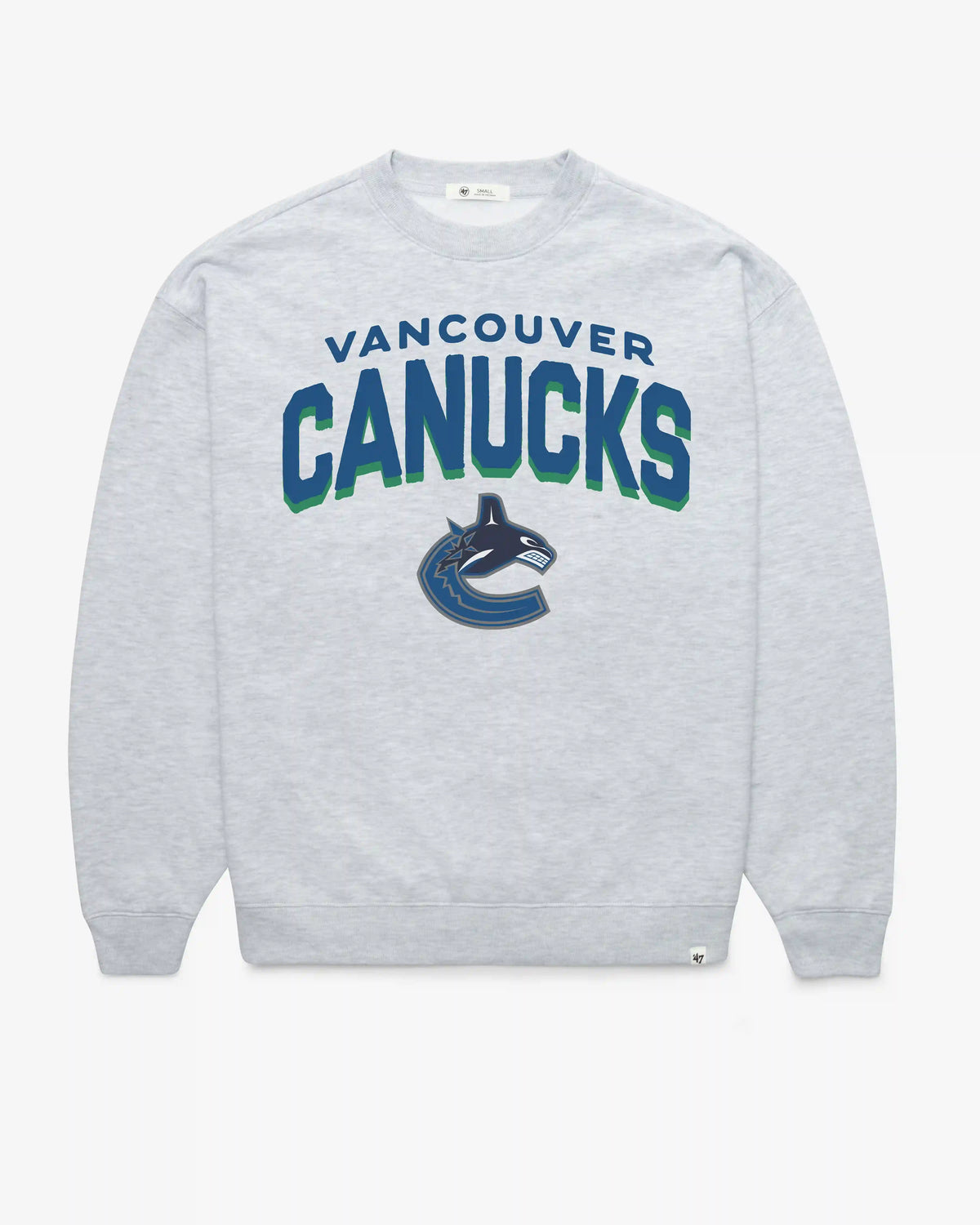 VANCOUVER CANUCKS CAMPUS ARCH CLOUD '47 OVERSIZED CREW WOMENS