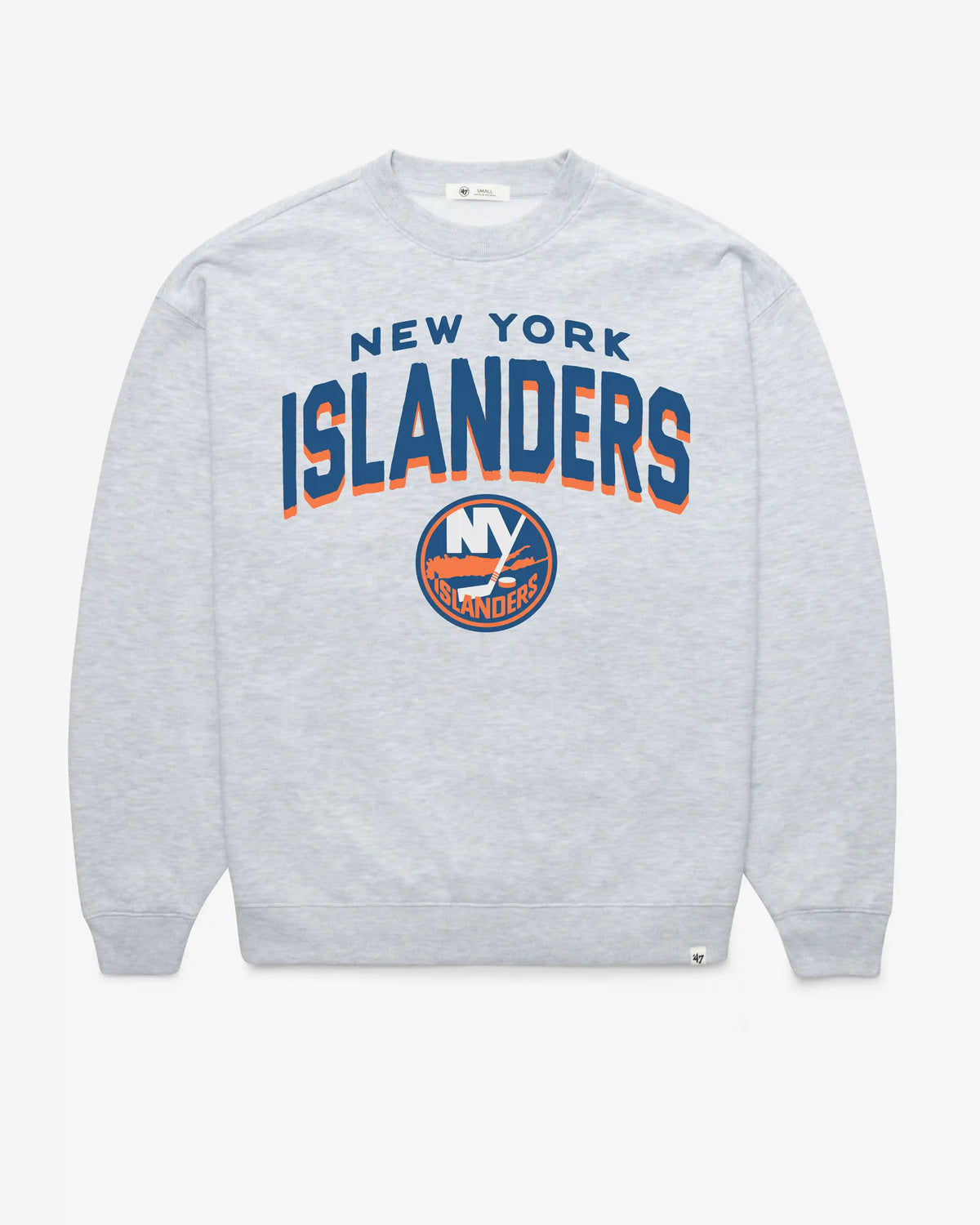NEW YORK ISLANDERS CAMPUS ARCH CLOUD '47 OVERSIZED CREW WOMENS