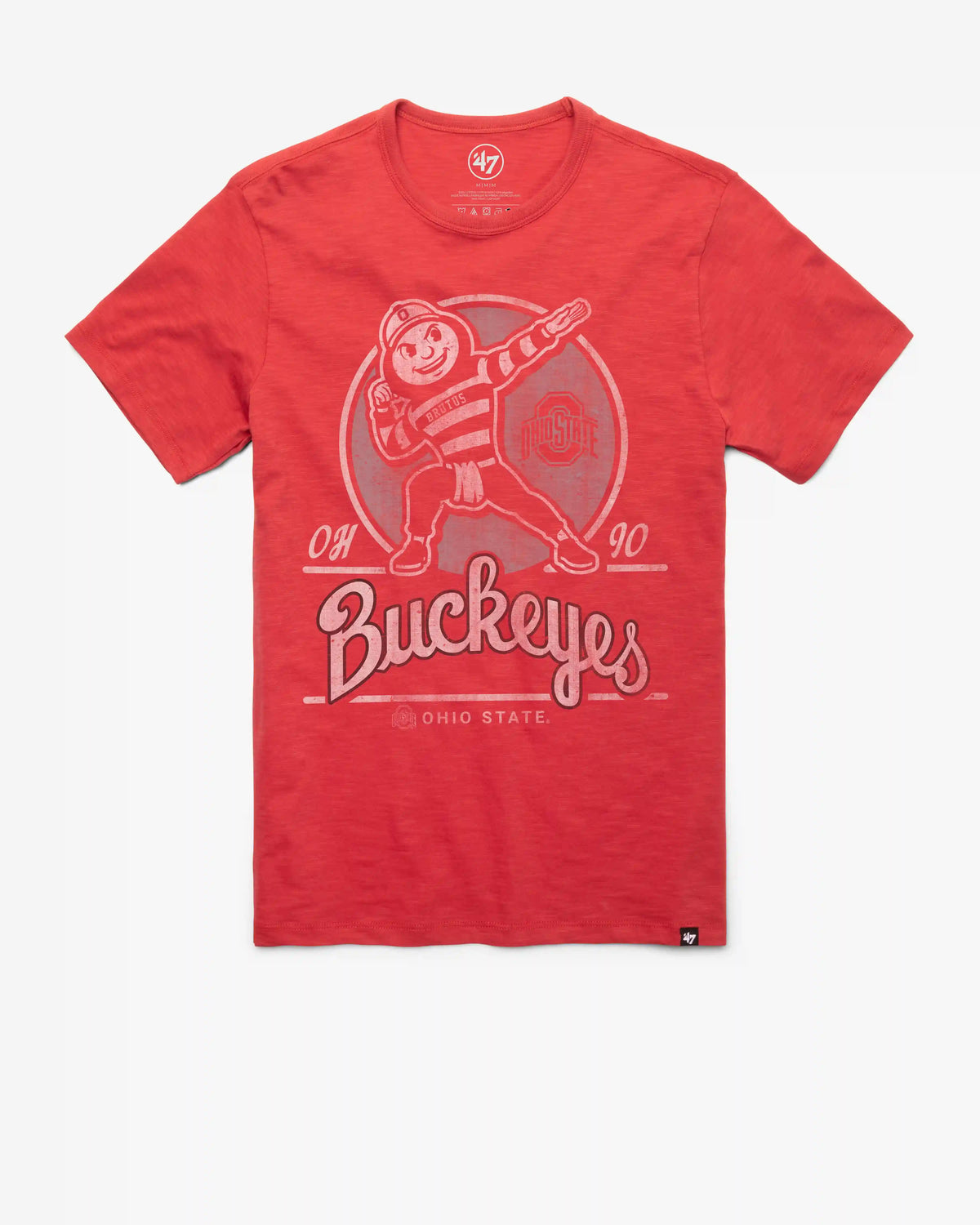 OHIO STATE BUCKEYES EMBLEM MARK '47 SCRUM TEE