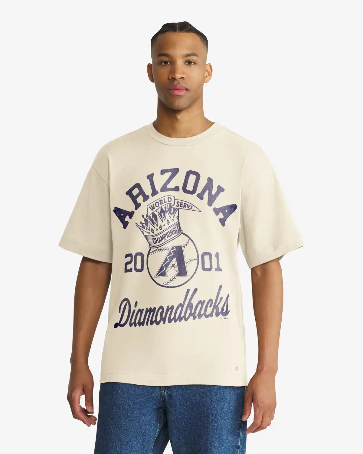 ARIZONA DIAMONDBACKS COOPERSTOWN WORLD SERIES CROWNED '47 FOUNDATION TEE
