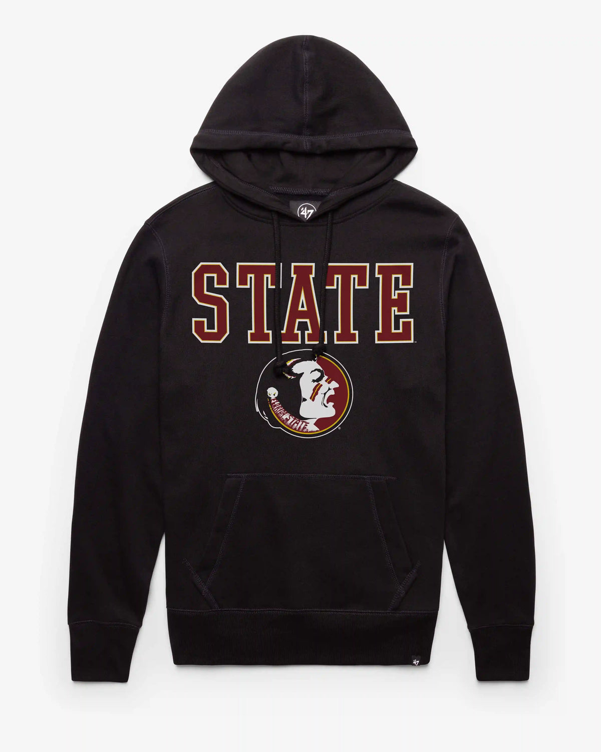 FLORIDA STATE SEMINOLES VINTAGE STRAIGHT BLOCK '47 HEADLINE HOOD