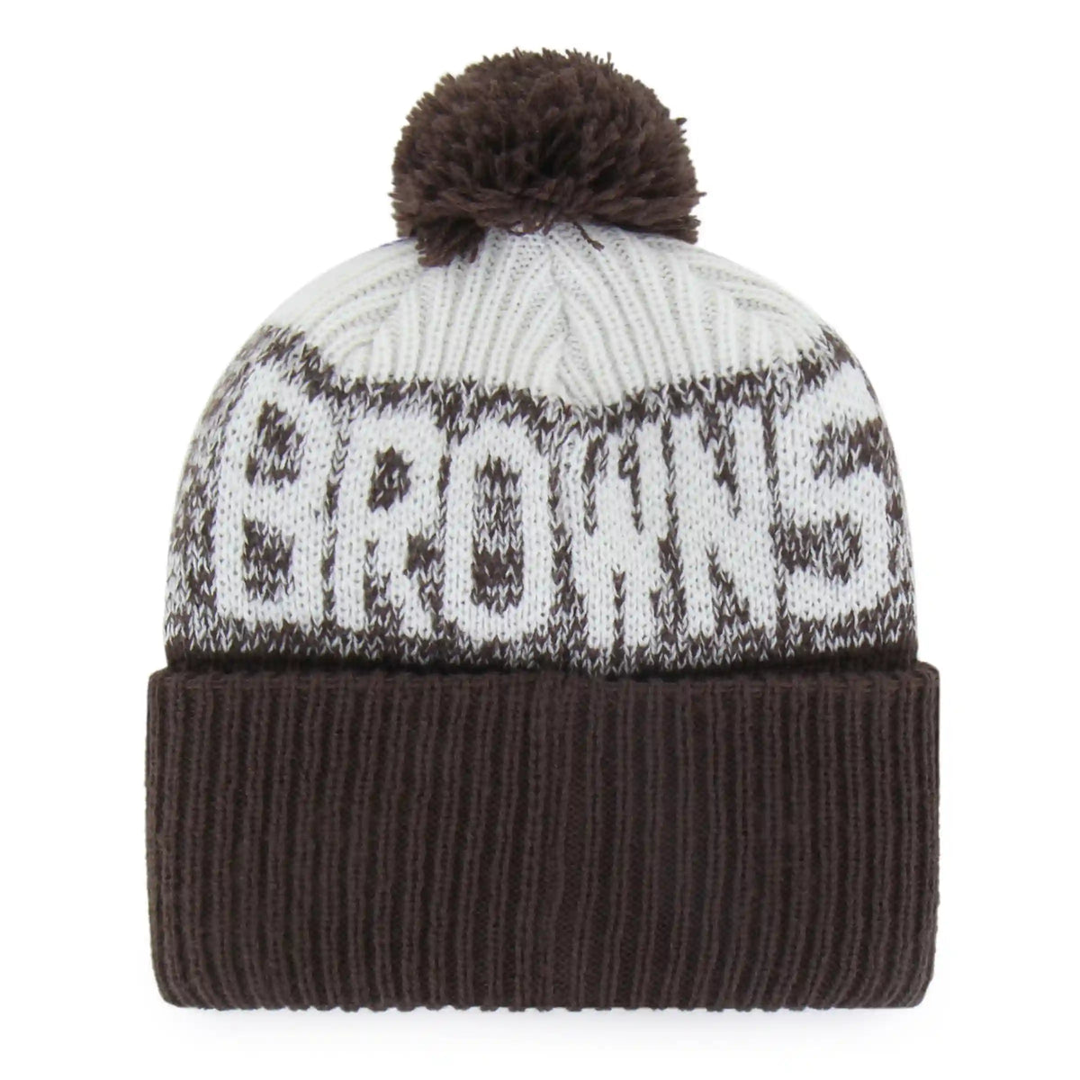Cleveland Browns Historic Bone Chill '47 Cuff Knit