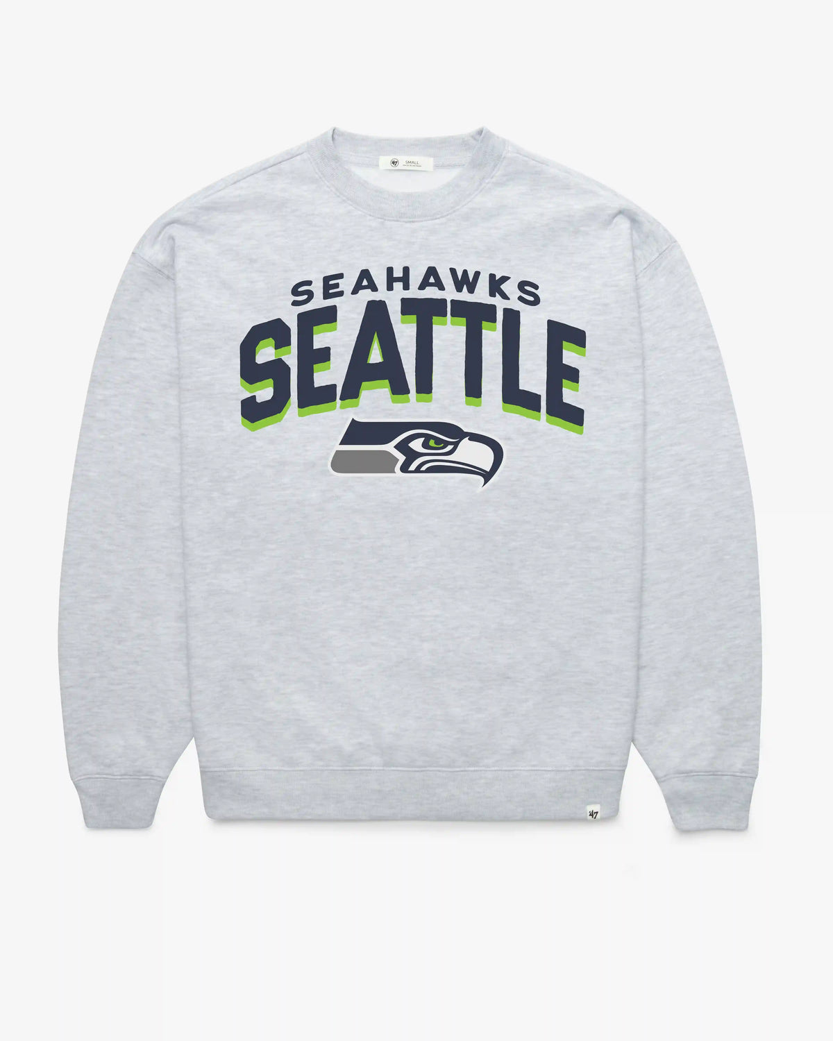 SEATTLE SEAHAWKS CAMPUS ARCH CLOUD '47 OVERSIZED CREW WOMENS