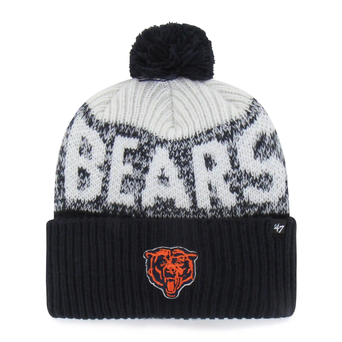 Chicago Bears Historic Bone Chill '47 Cuff Knit