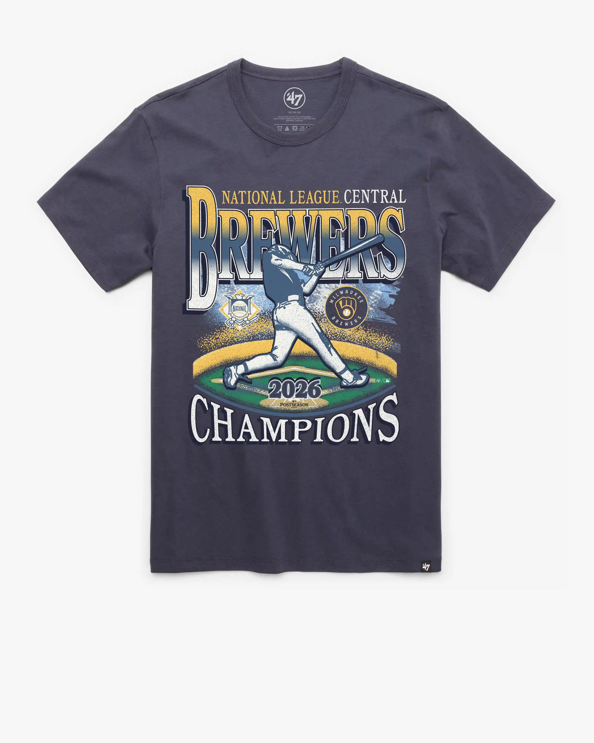 MILWAUKEE BREWERS DIVISION CHAMPS '47 FRANKLIN TEE