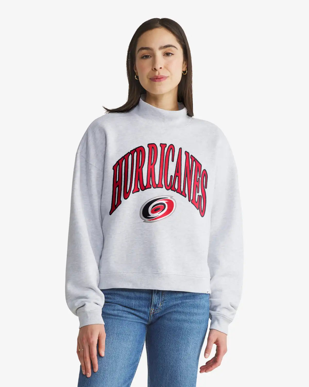CAROLINA HURRICANES VANTAGE '47 WOMEN'S MOCK NECK PULLOVER