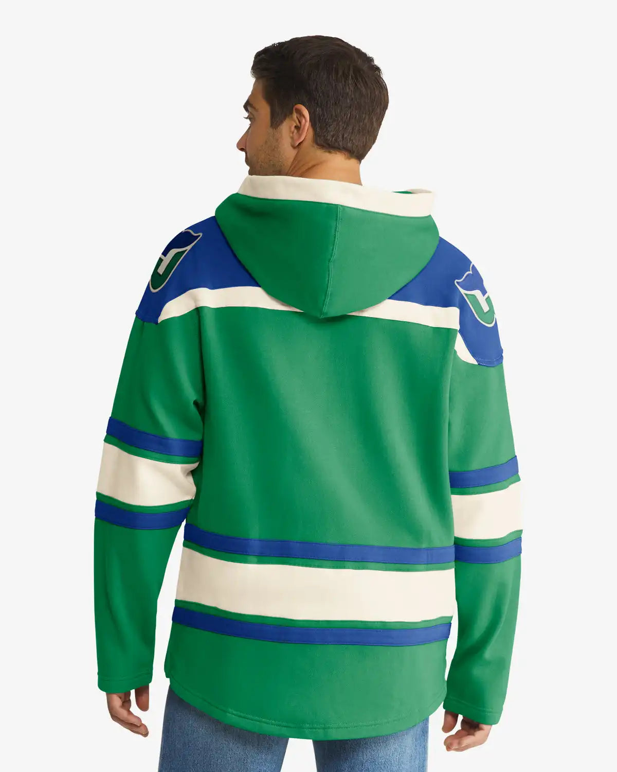 HARTFORD WHALERS VINTAGE SUPERIOR '47 LACER HOOD