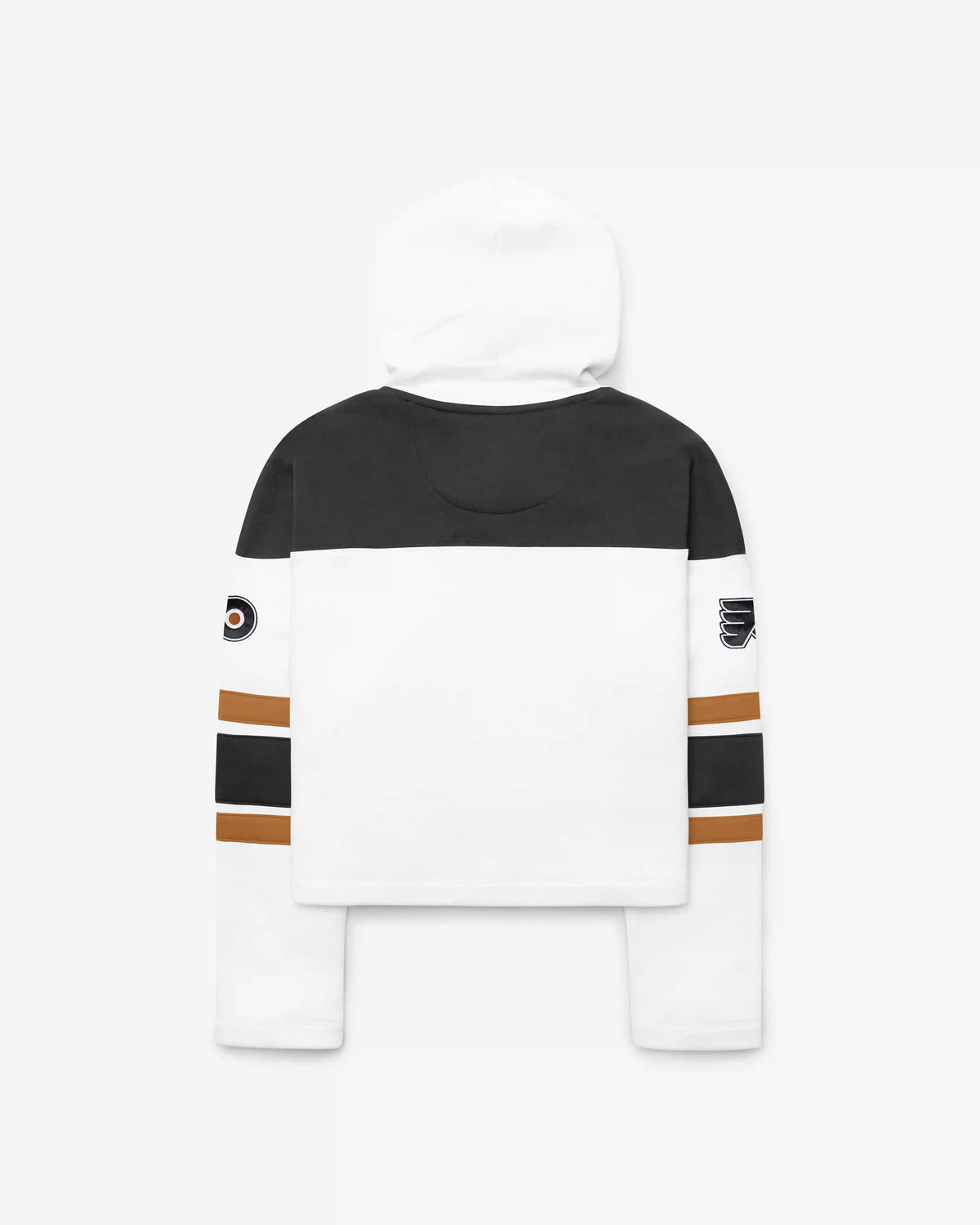 PHILADELPHIA FLYERS CUT THRU CROPPED '47 WOMEN'S SUPERIOR LACER HOOD