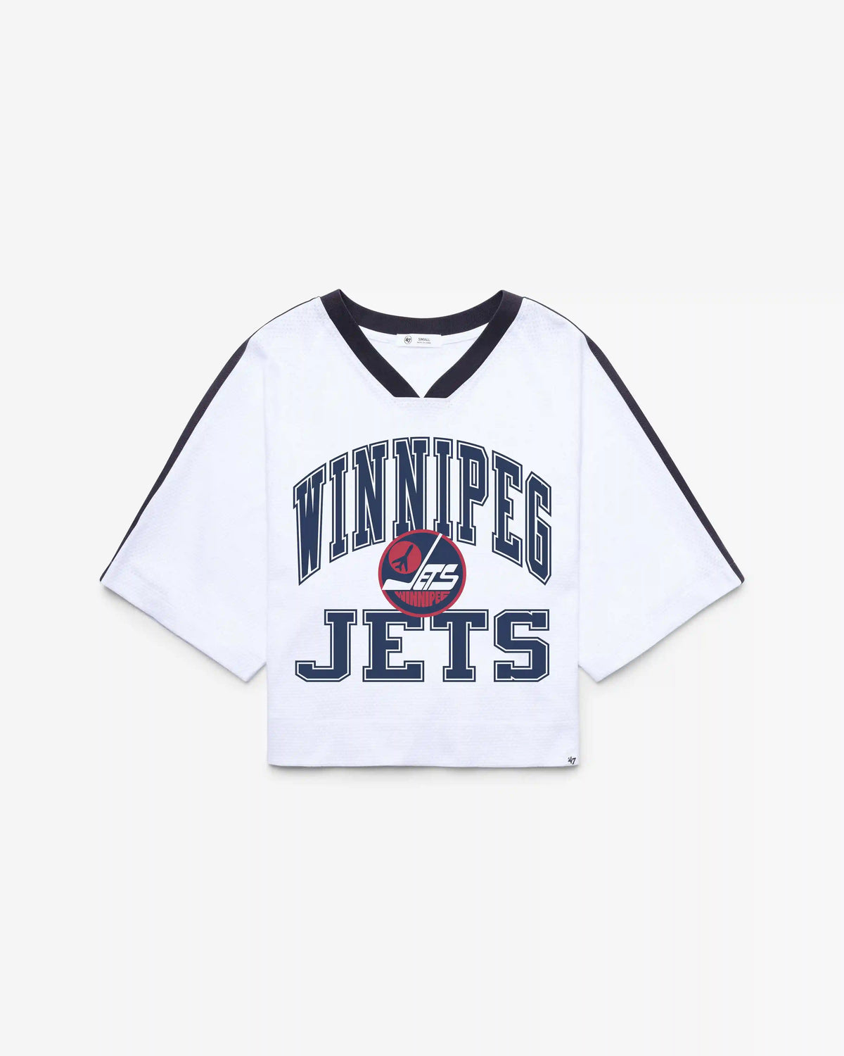 WINNIPEG JETS VINTAGE BIG OVERARCH '47 WOMEN'S DROP NEEDLE RAGLAN