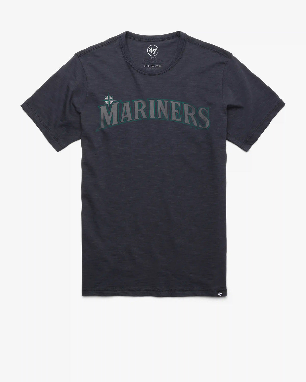 SEATTLE MARINERS GRIT WORDMARK '47 SCRUM TEE