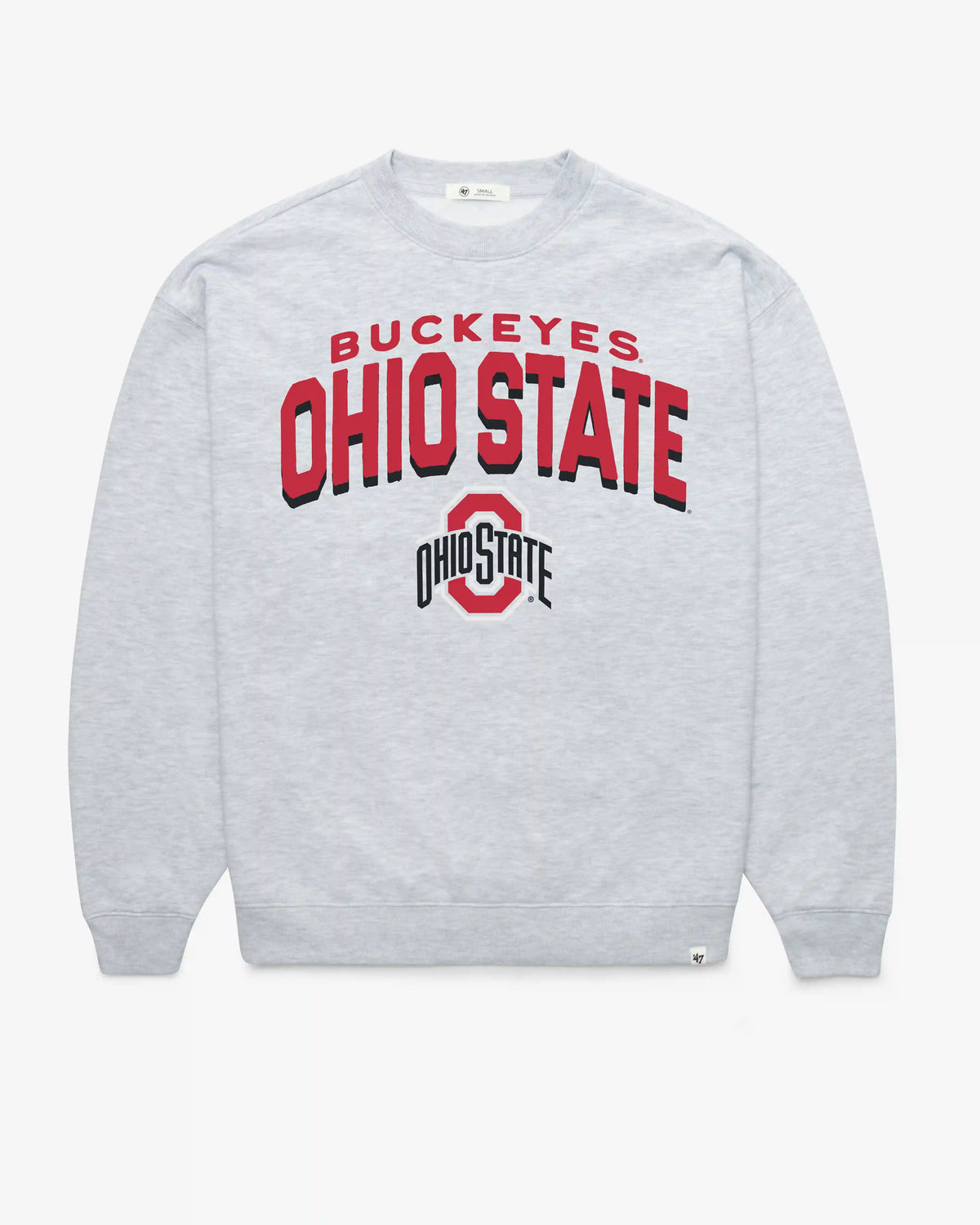 OHIO STATE BUCKEYES CAMPUS ARCH CLOUD '47 OVERSIZED CREW WOMENS