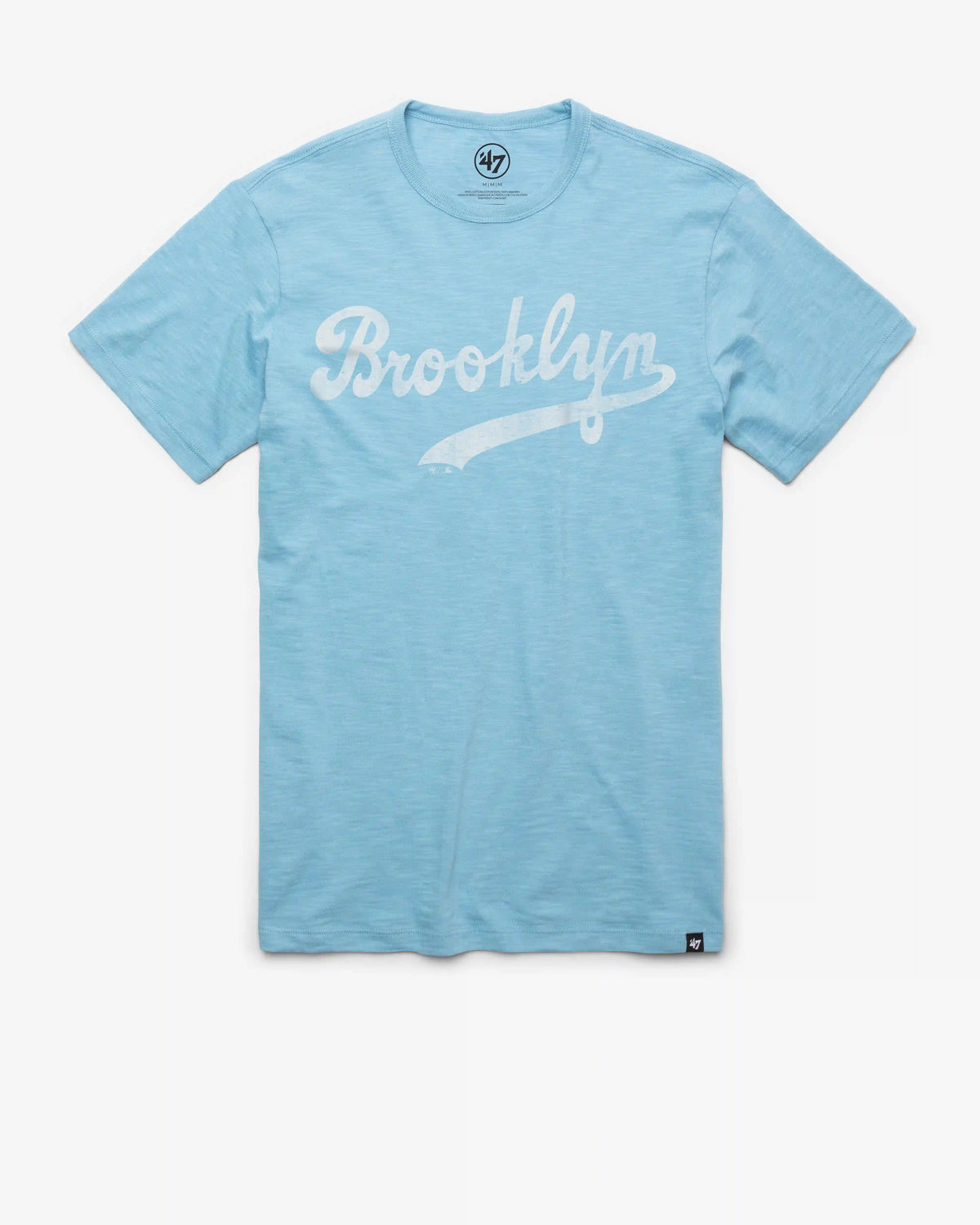 LOS ANGELES DODGERS COOPERSTOWN GRIT WORDMARK '47 SCRUM TEE