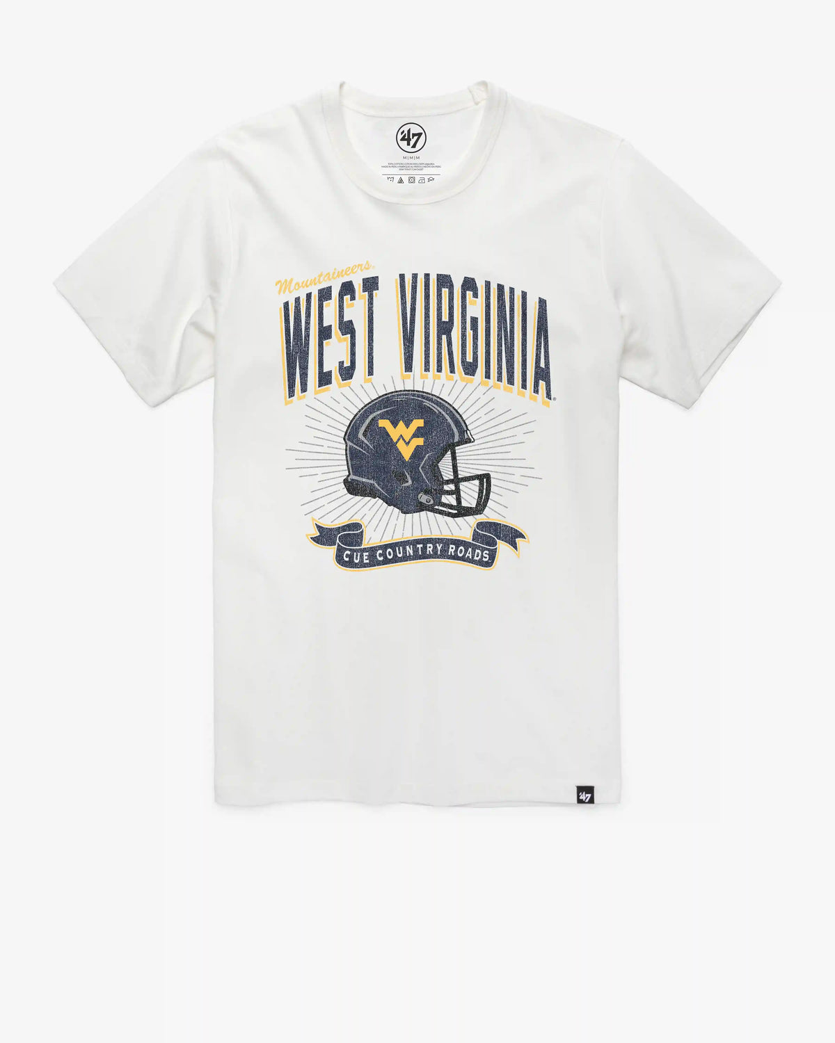 WEST VIRGINIA MOUNTAINEERS PRIME PLAY '47 FRANKLIN TEE