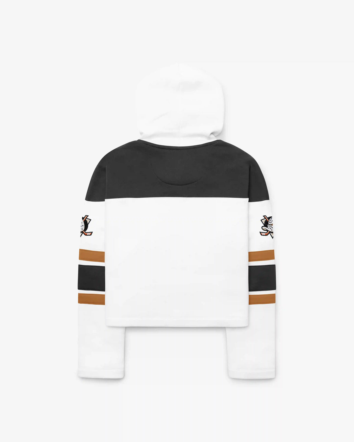 ANAHEIM DUCKS CUT THRU CROPPED '47 WOMEN'S SUPERIOR LACER HOOD