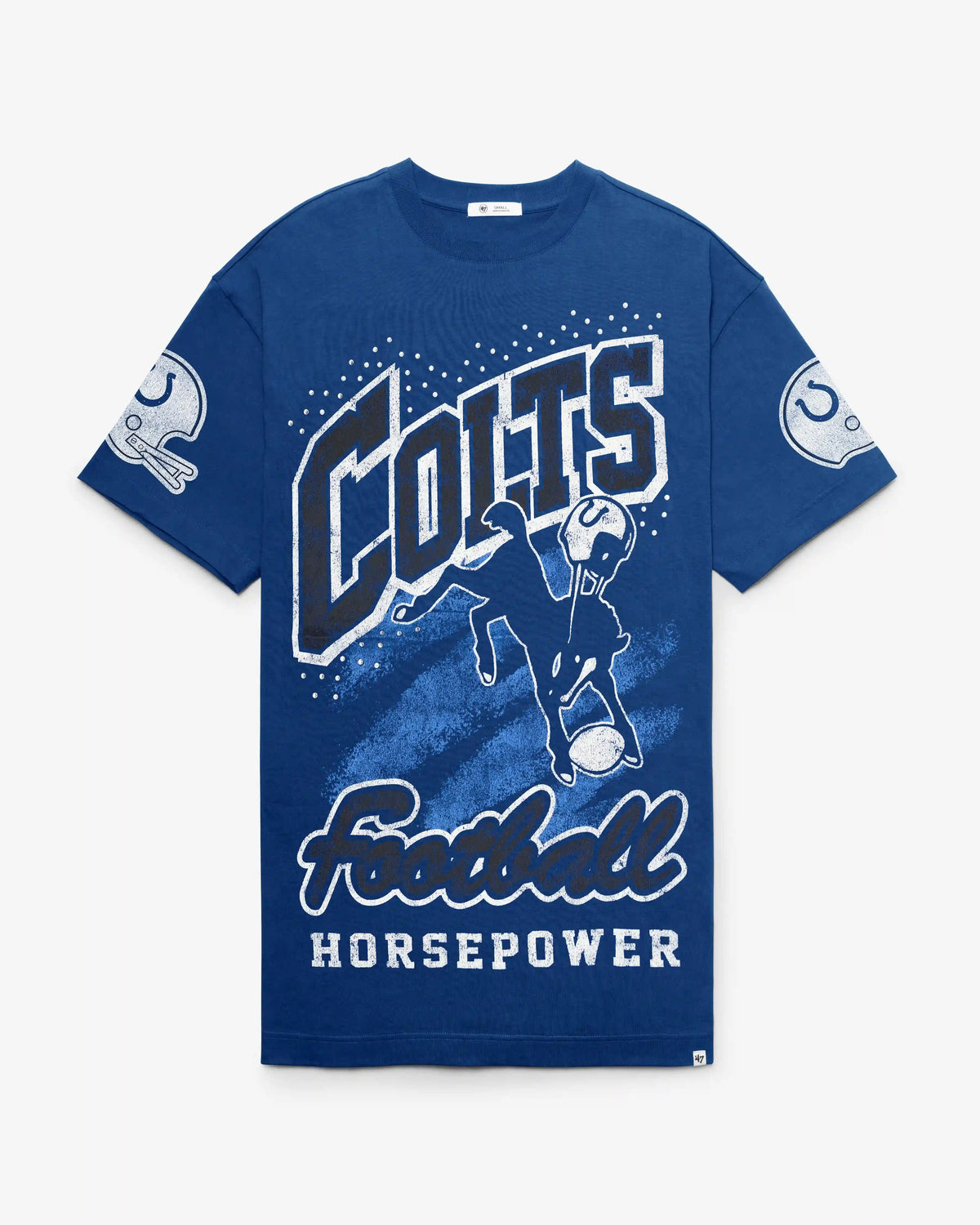 INDIANAPOLIS COLTS HISTORIC GEMSTONE SWASH '47 WOMEN'S T-SHIRT DRESS