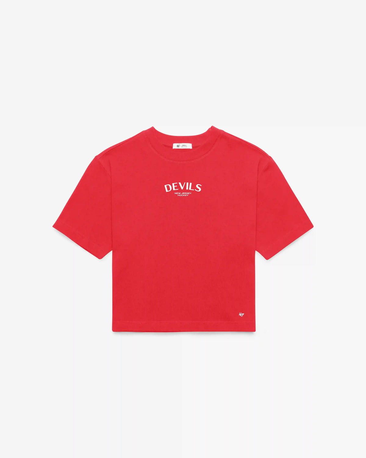 NEW JERSEY DEVILS HADRIAN '47 FOUNDATION CROP TEE WOMENS