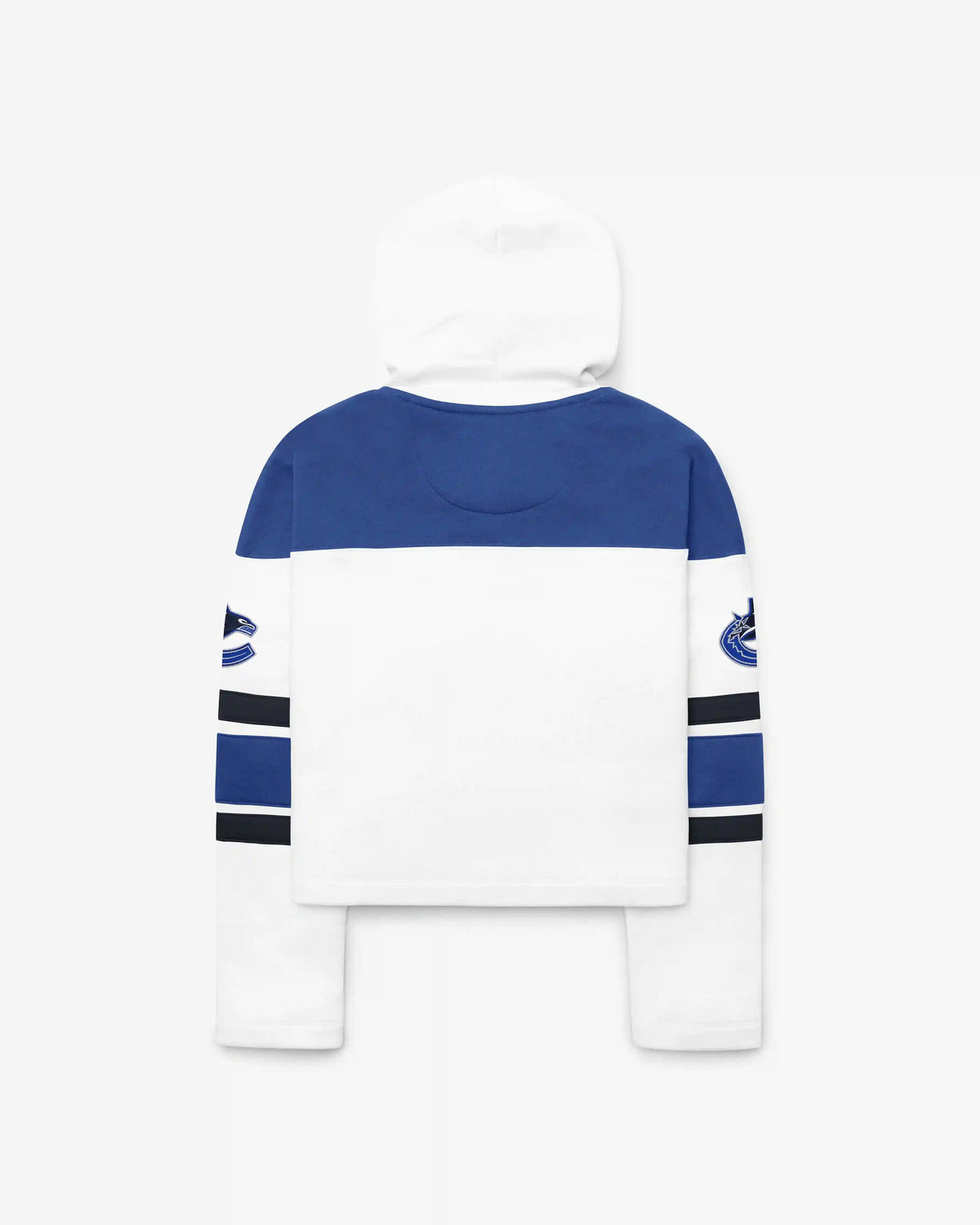 VANCOUVER CANUCKS CUT THRU CROPPED '47 WOMEN'S SUPERIOR LACER HOOD
