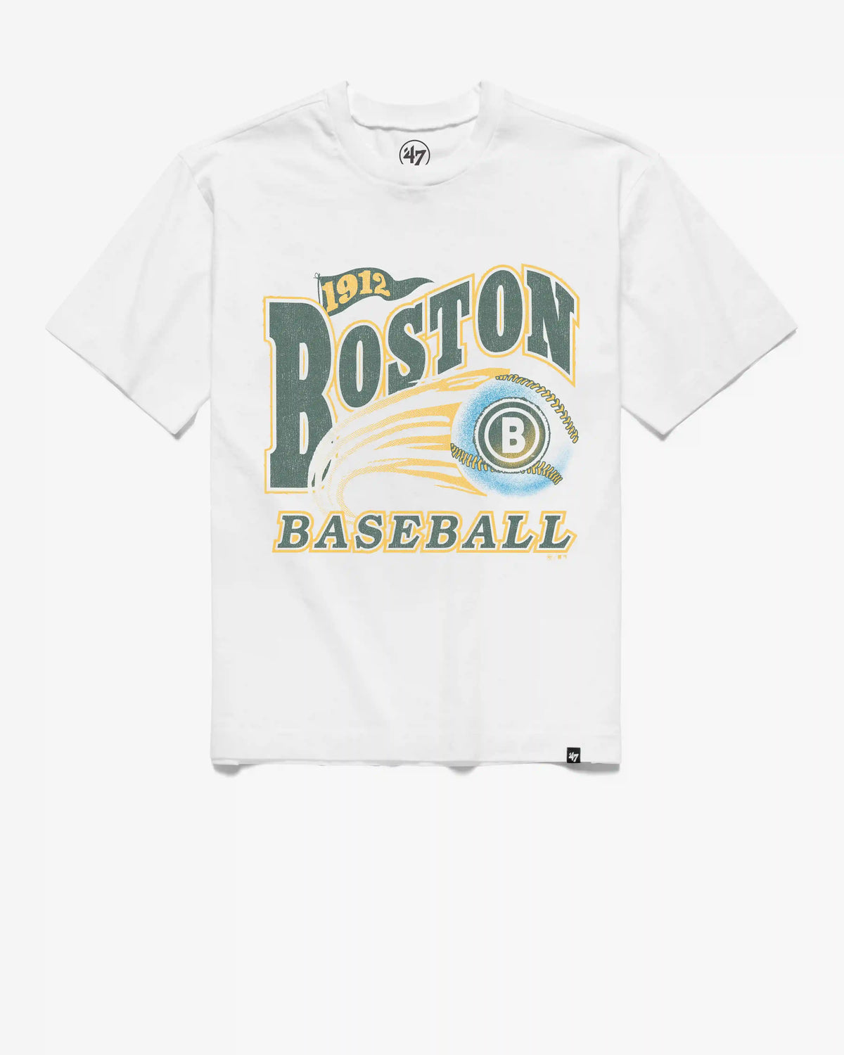 BOSTON RED SOX CITY CONNECT GAME WORN CURVE '47 FOUNDATION TEE