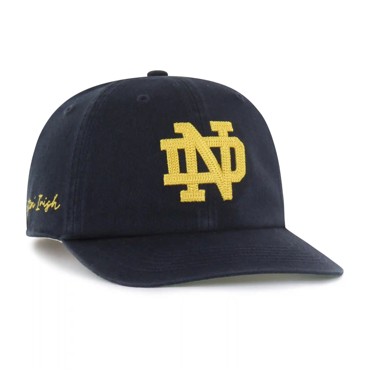 NOTRE DAME STANDALON CHAIN SIDE STITCH '47 CLEAN UP FLAT BRIM