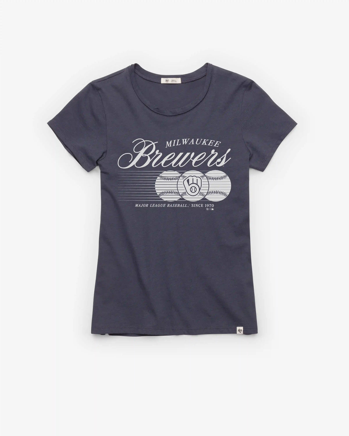 MILWAUKEE BREWERS SPEED THROW '47 WOMEN'S FRANKIE TEE