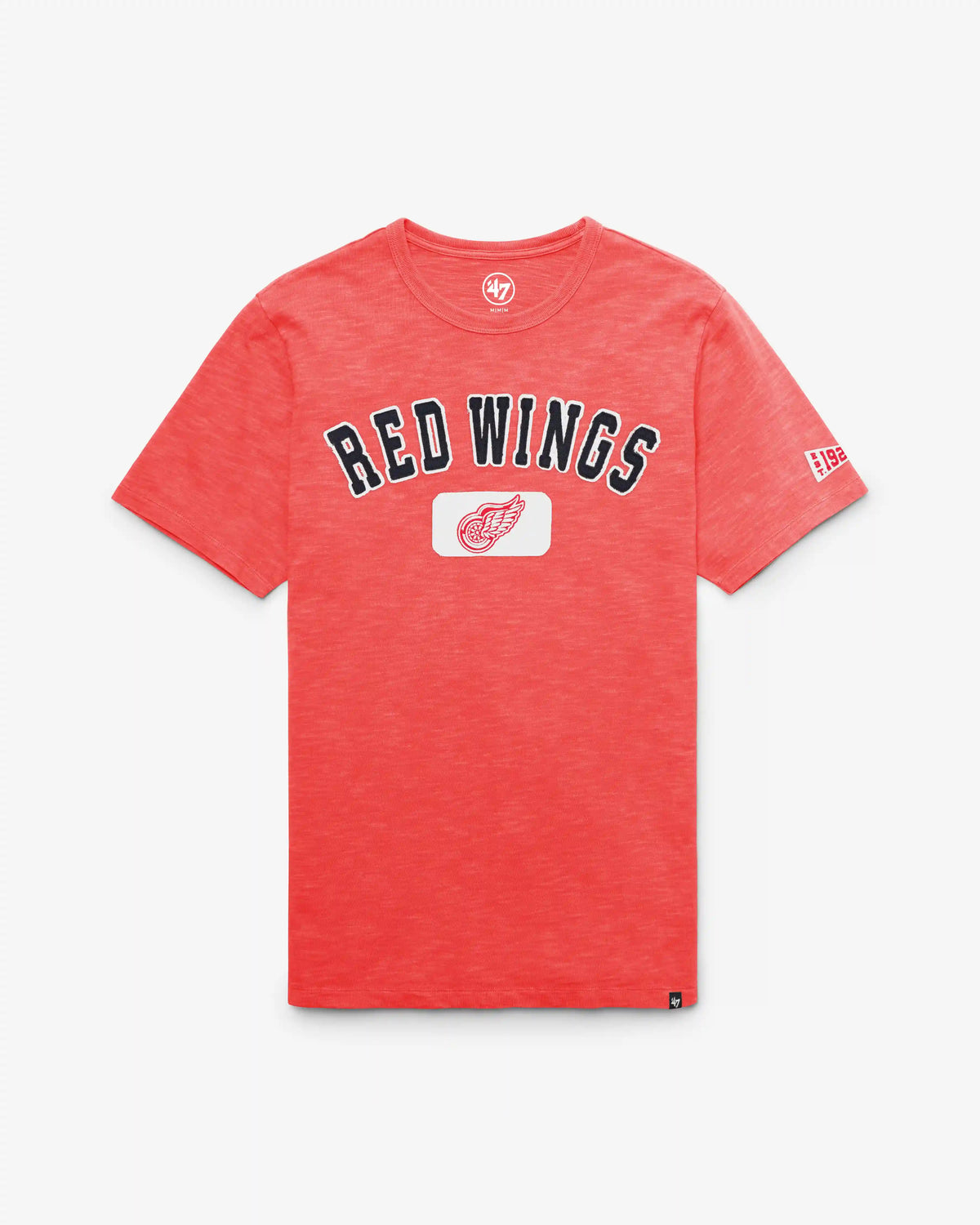 DETROIT RED WINGS VINTAGE SEYMOORE WELL WORN '47 HEAVY SLUB TEE