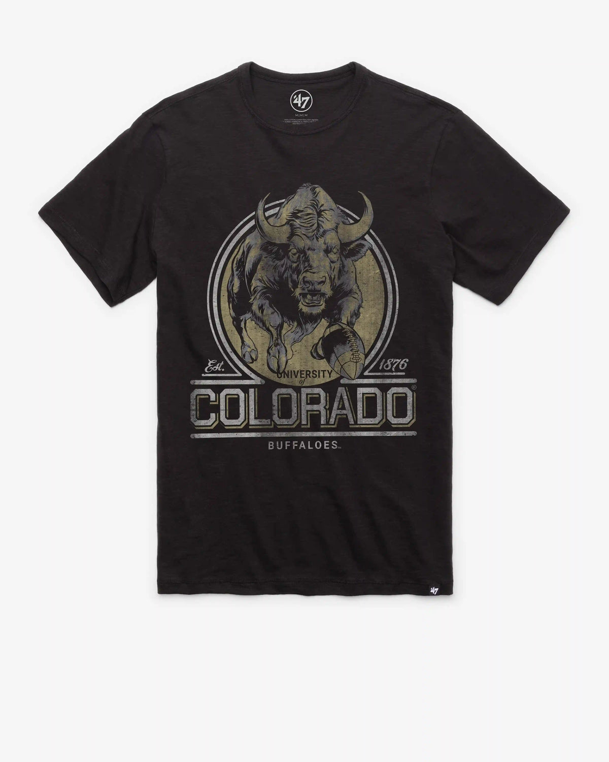 COLORADO BUFFALOES VINTAGE EMBLEM MARK '47 SCRUM TEE