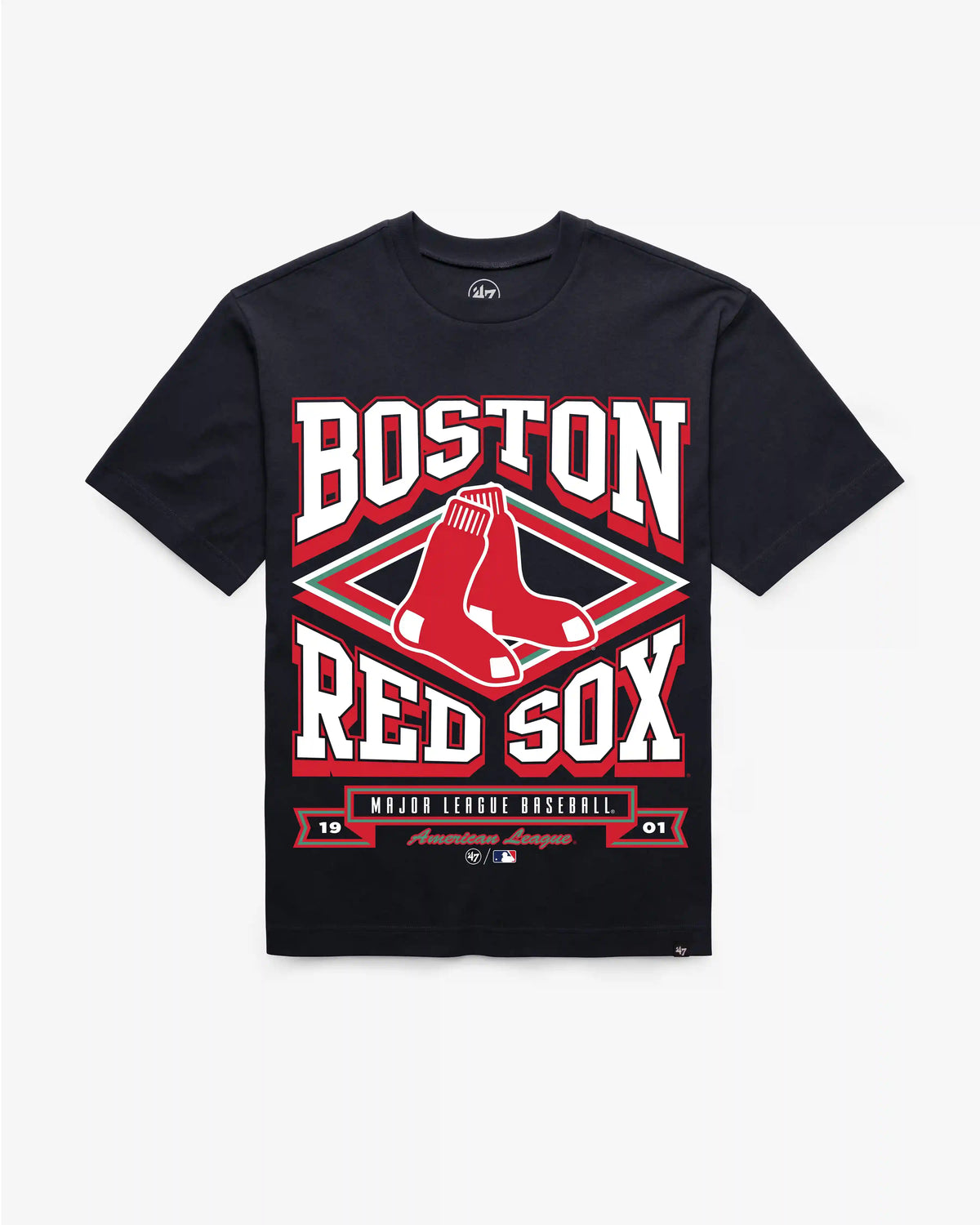 BOSTON RED SOX HEATER '47 FOUNDATION TEE