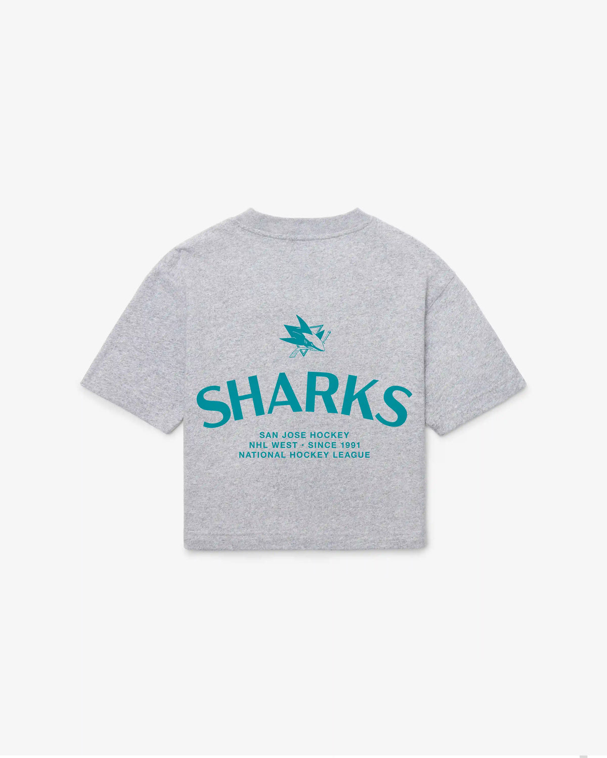 SAN JOSE SHARKS HADRIAN '47 FOUNDATION CROP TEE WOMENS