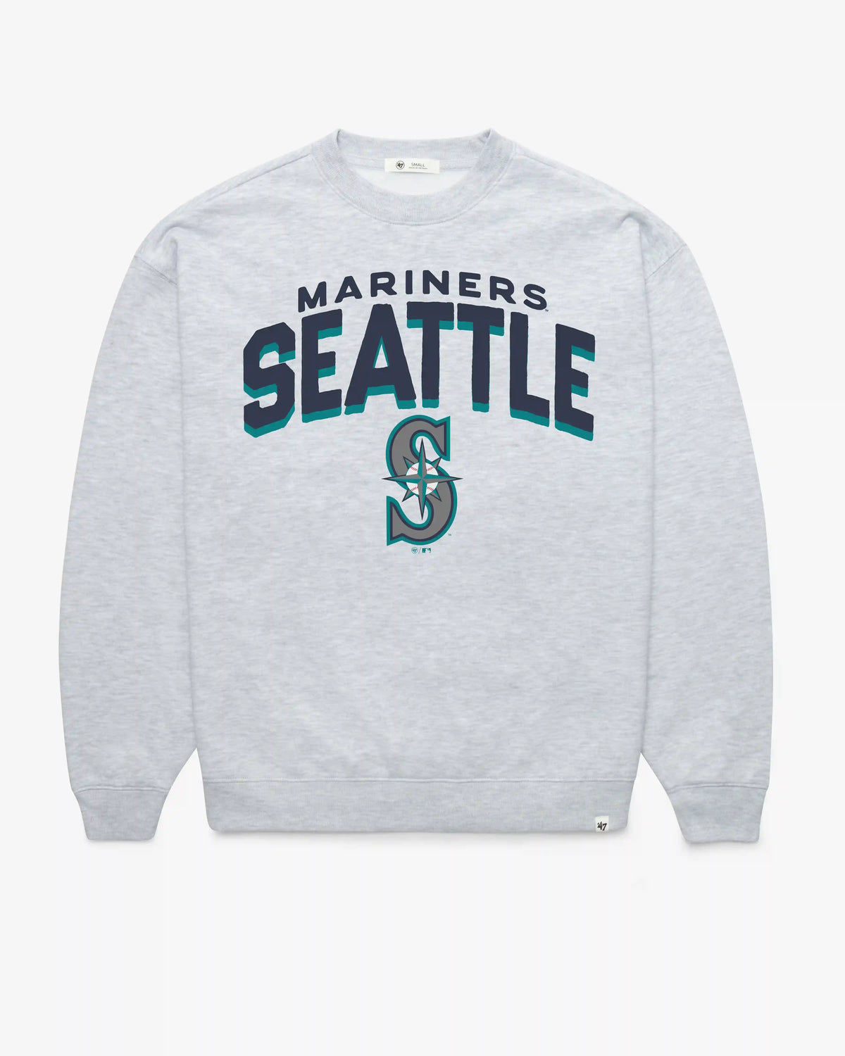 SEATTLE MARINERS CAMPUS ARCH CLOUD '47 OVERSIZED CREW WOMENS