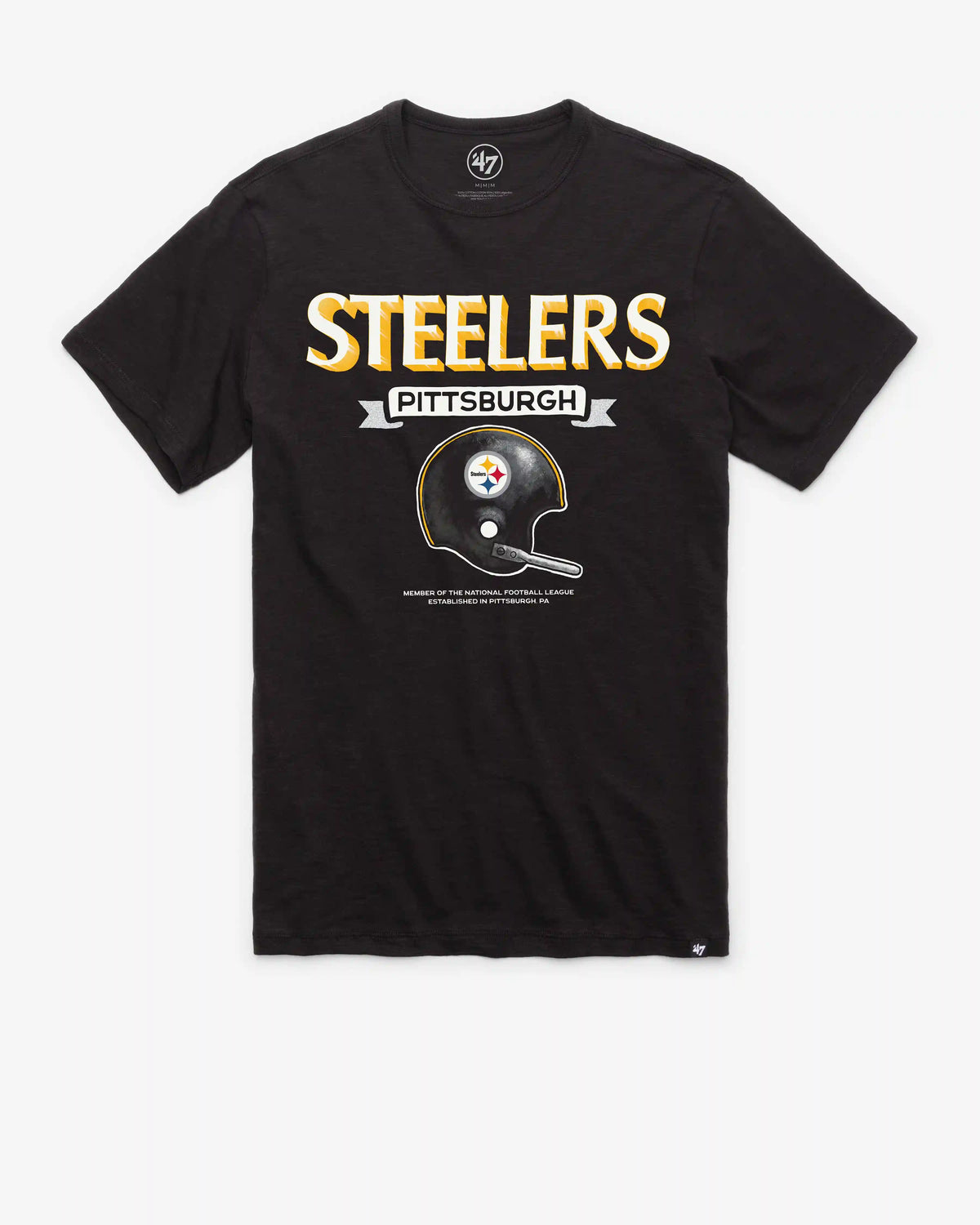 PITTSBURGH STEELERS HISTORIC LONG HAUL '47 SCRUM TEE