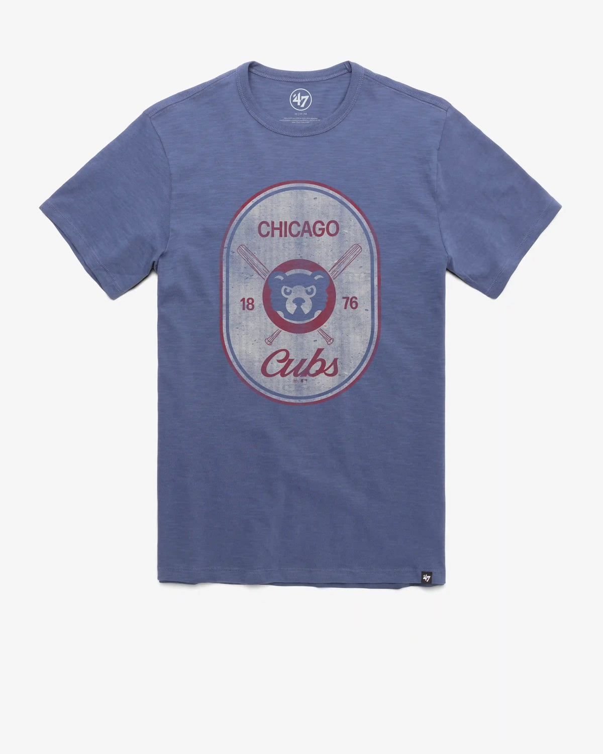 CHICAGO CUBS COOPERSTOWN CROSS PATCH '47 SCRUM TEE