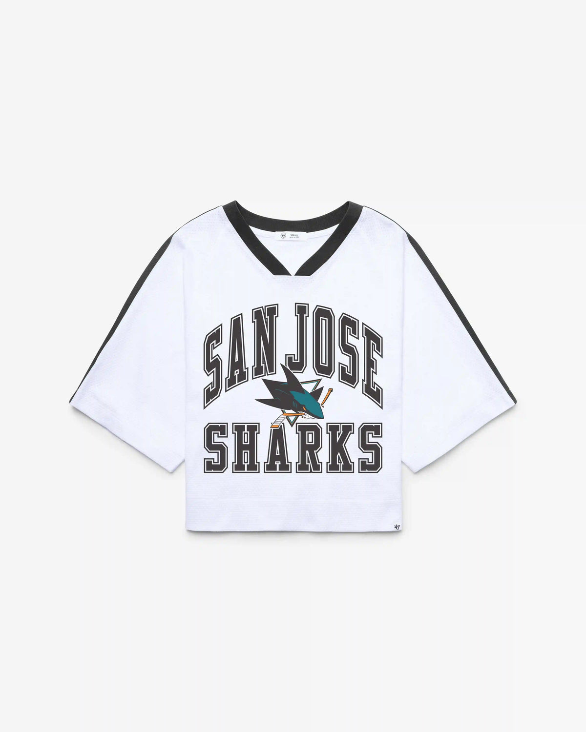 SAN JOSE SHARKS BIG OVERARCH '47 WOMEN'S DROP NEEDLE RAGLAN