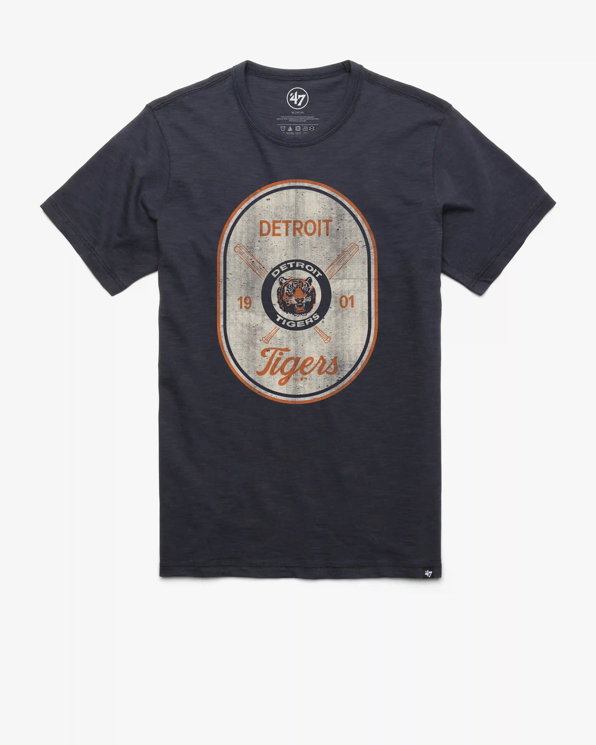 DETROIT TIGERS COOPERSTOWN CROSS PATCH '47 SCRUM TEE