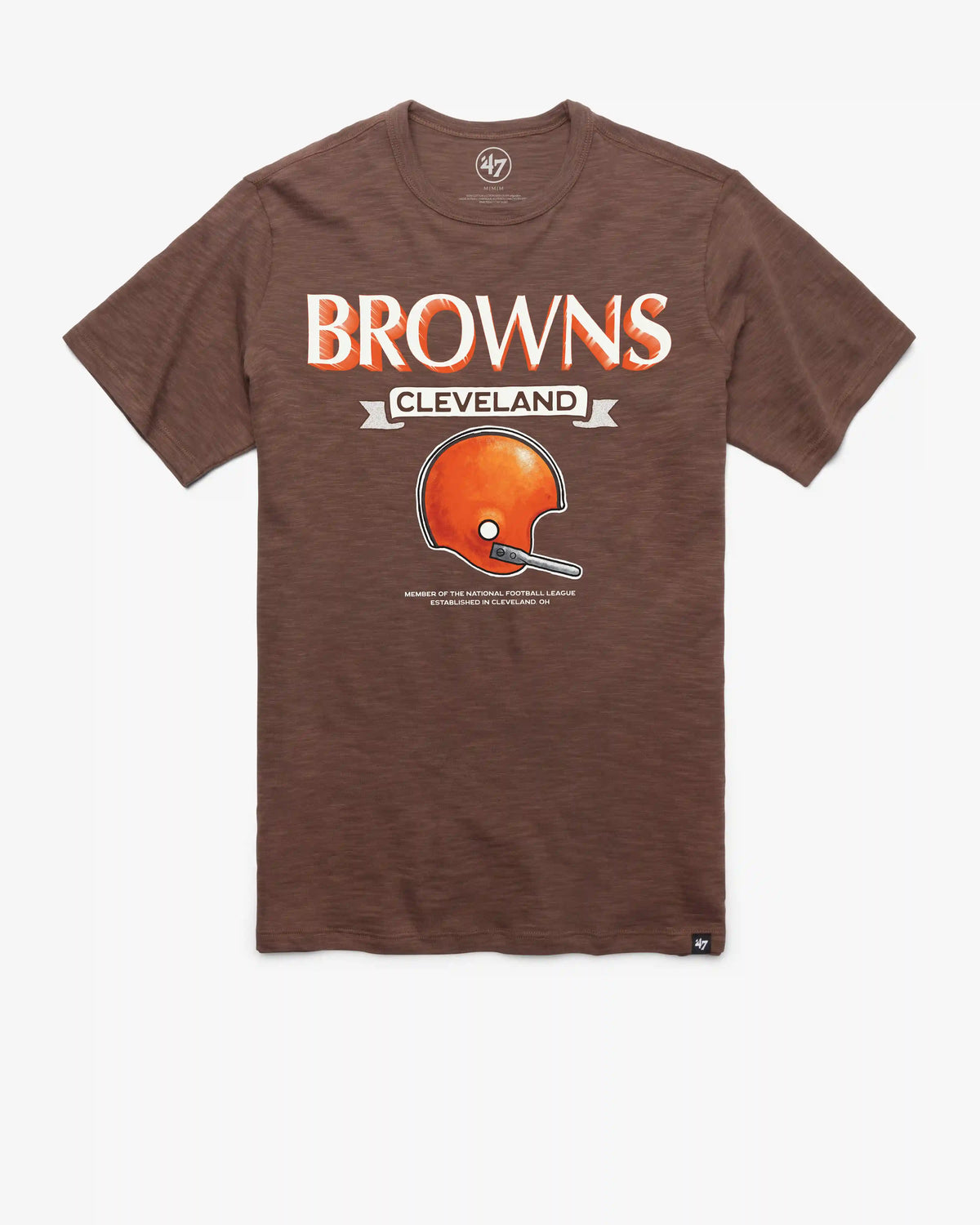 CLEVELAND BROWNS HISTORIC LONG HAUL '47 SCRUM TEE