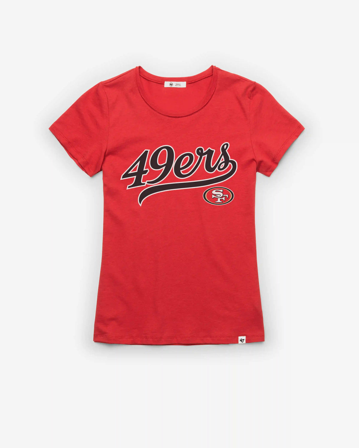 SAN FRANCISCO 49ERS TAIL SWEEP '47 FRANKIE TEE WOMENS