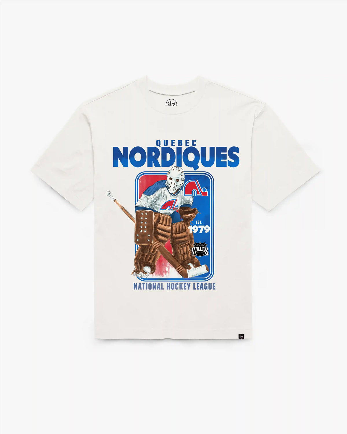 QUEBEC NORDIQUES VINTAGE PLAYBRUSH '47 FOUNDATION TEE