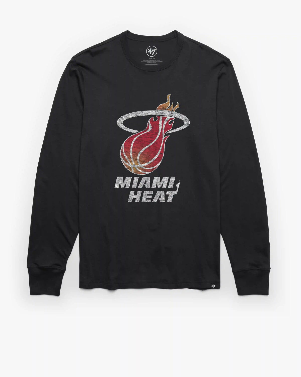MIAMI HEAT HARDWOOD CLASSICS PREMIER '47 FRANKLIN LONG SLEEVE TEE