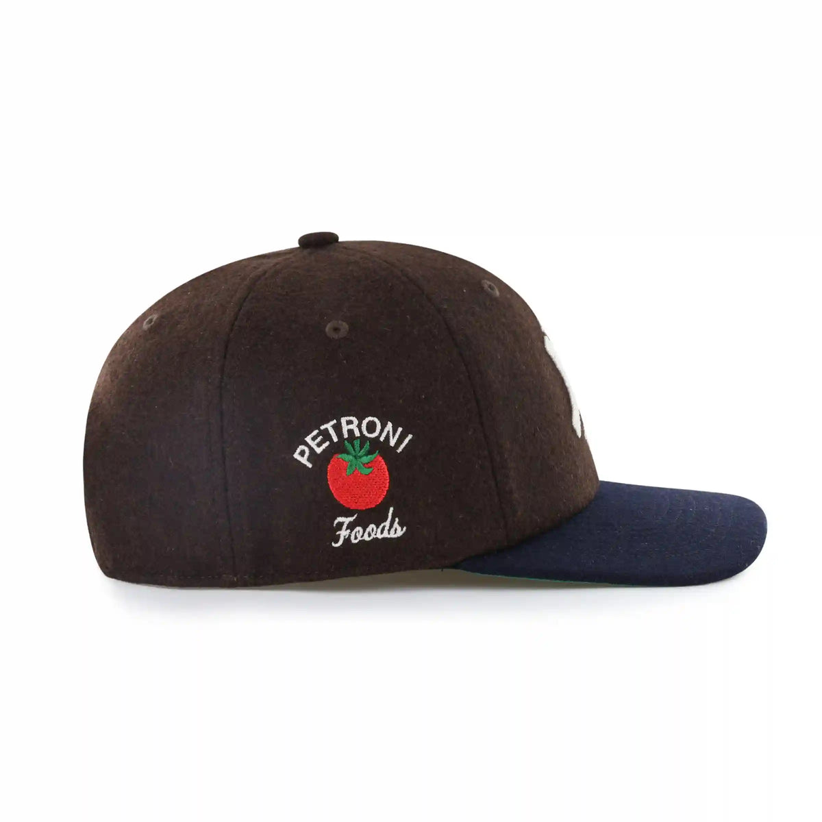 NEW YORK YANKEES PETRONI FOODS WOOL '47 CLEAN UP FLAT BRIM
