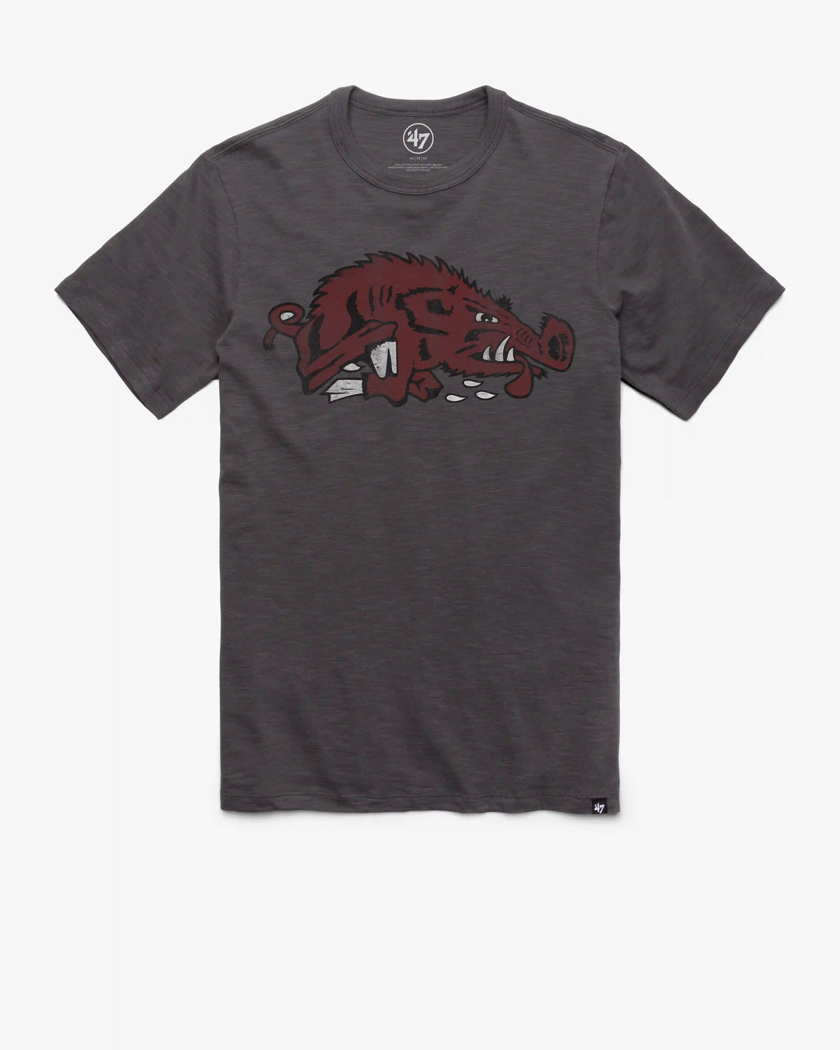 ARKANSAS RAZORBACKS VINTAGE GRIT '47 SCRUM TEE