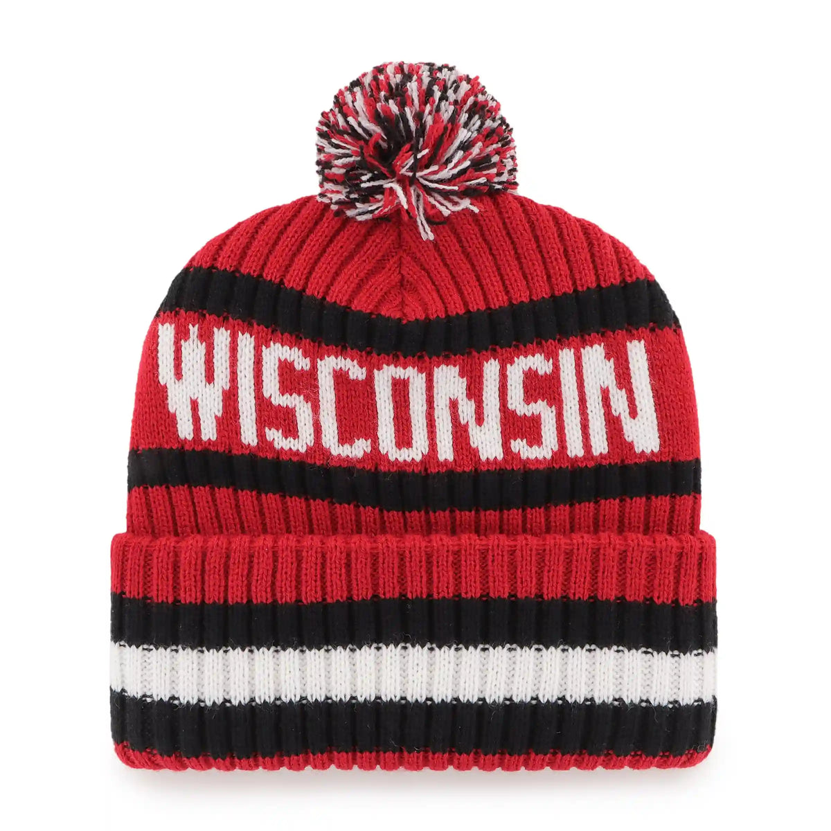 WISCONSIN BADGERS BERING 47 CUFF KNIT